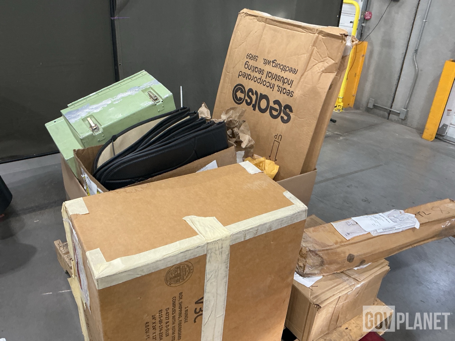 (2) Accessories Stowage Boxes, (1) Headlight & Assorted Items