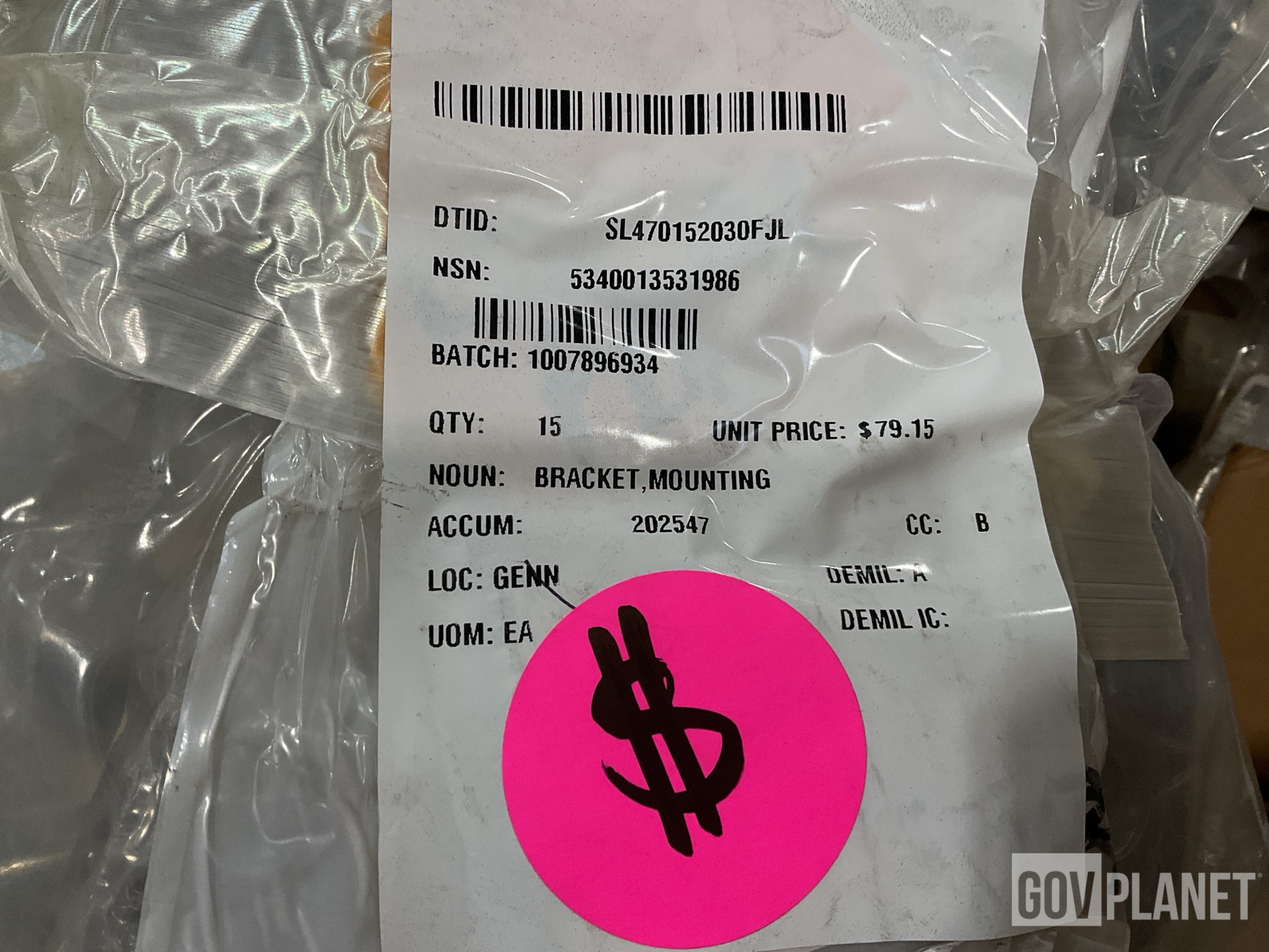 (23) Wiring Harnesses, (12) Angle Brackets, (15) Brackets & Assorted Items