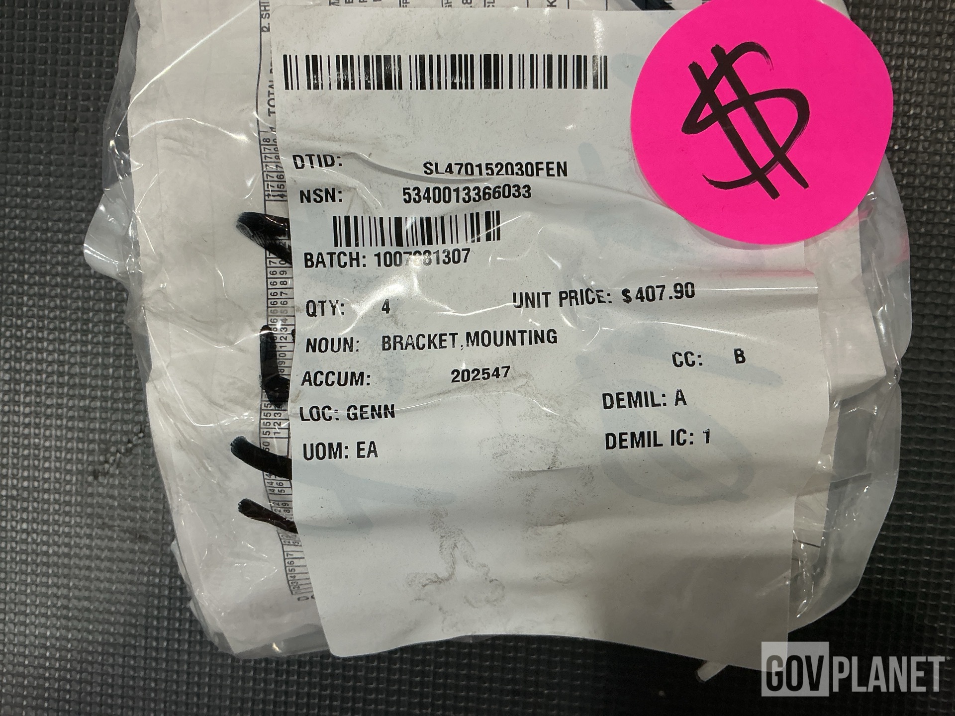 (63) Mounting Brackets, (14) Branched Wiring Harnesses & Assorted Items