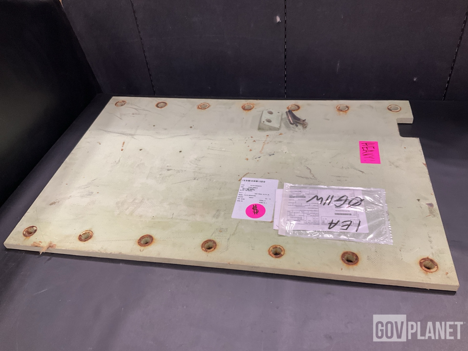 (1) Mounting Plate, (14) Mounting Brackets (1) Actuator & Assorted Items