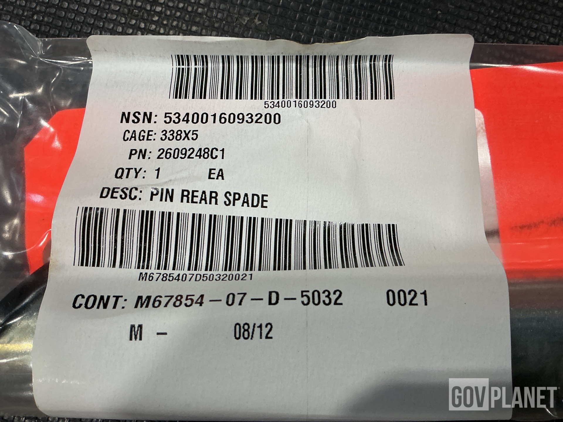 (17) Navistar Defense 2609248C1 Headless Straight Rods