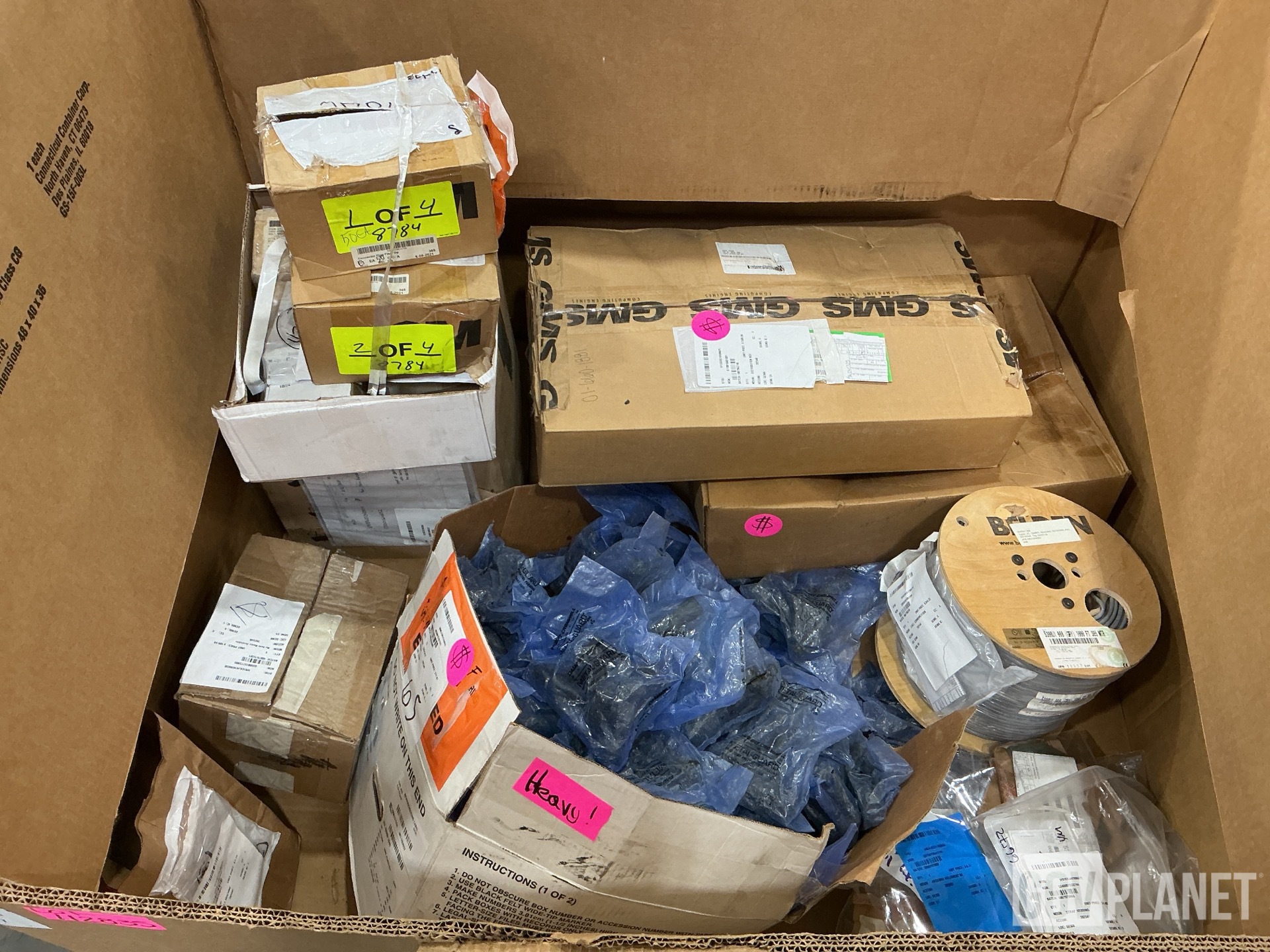 (1) Cable Assembly, (75) Mounts, (1) Distribution Box & Assorted Items