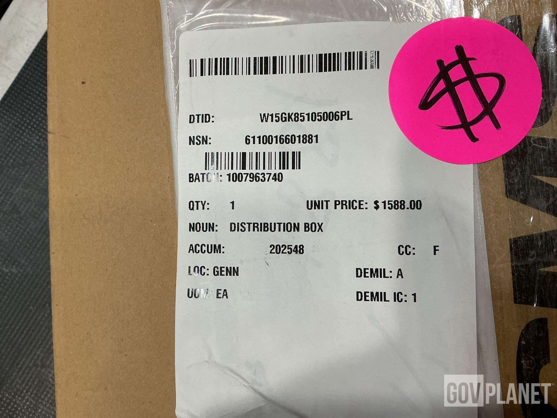 (1) Cable Assembly, (75) Mounts, (1) Distribution Box & Assorted Items