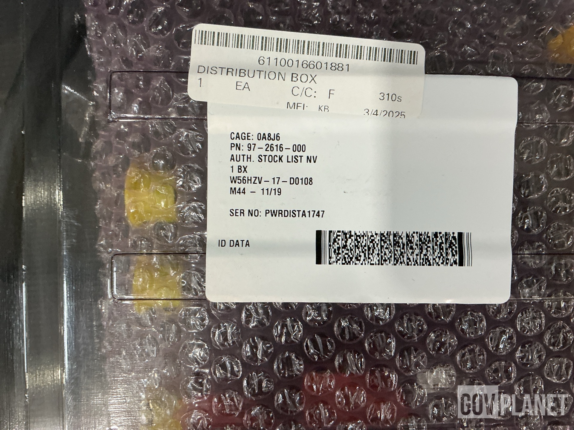 (1) Cable Assembly, (75) Mounts, (1) Distribution Box & Assorted Items
