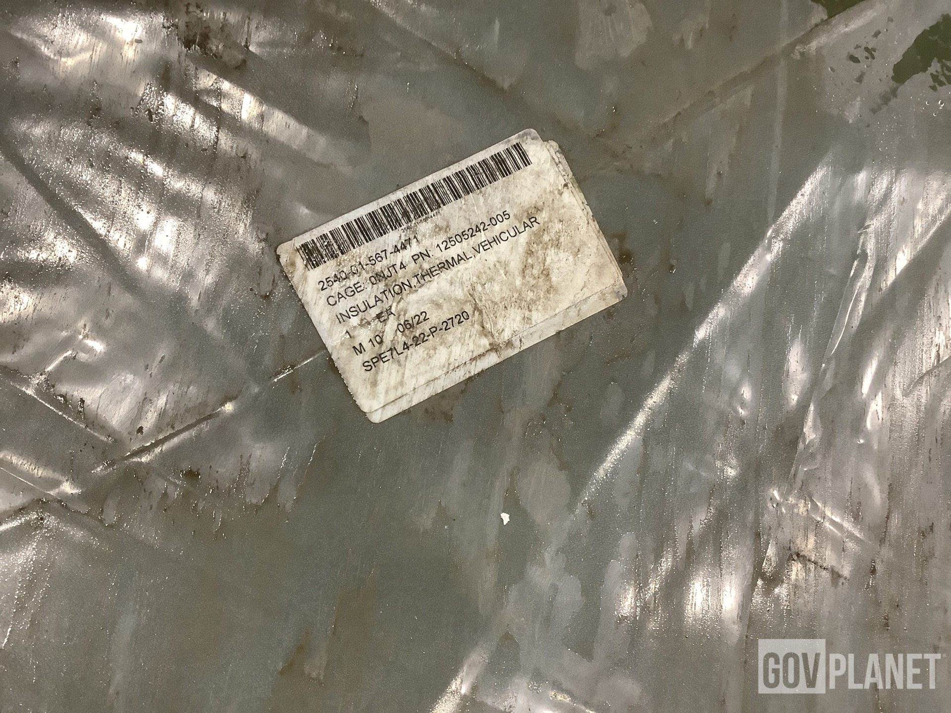 (8) Ruta 12505242-005 Headliner Thermal Insulations