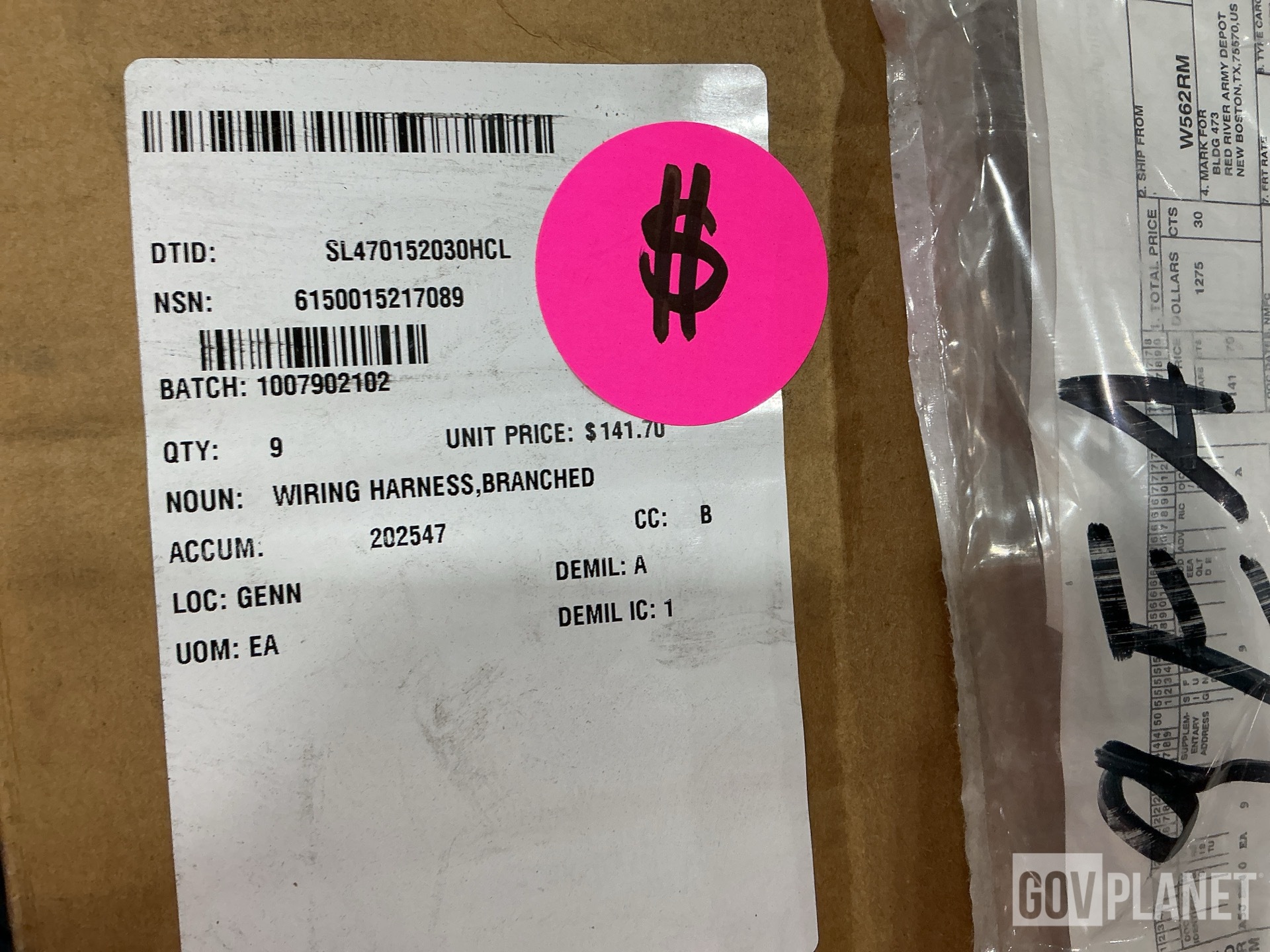 (9) Wiring Harnesses, (20) Multiple Angle Brackets & Assorted Items