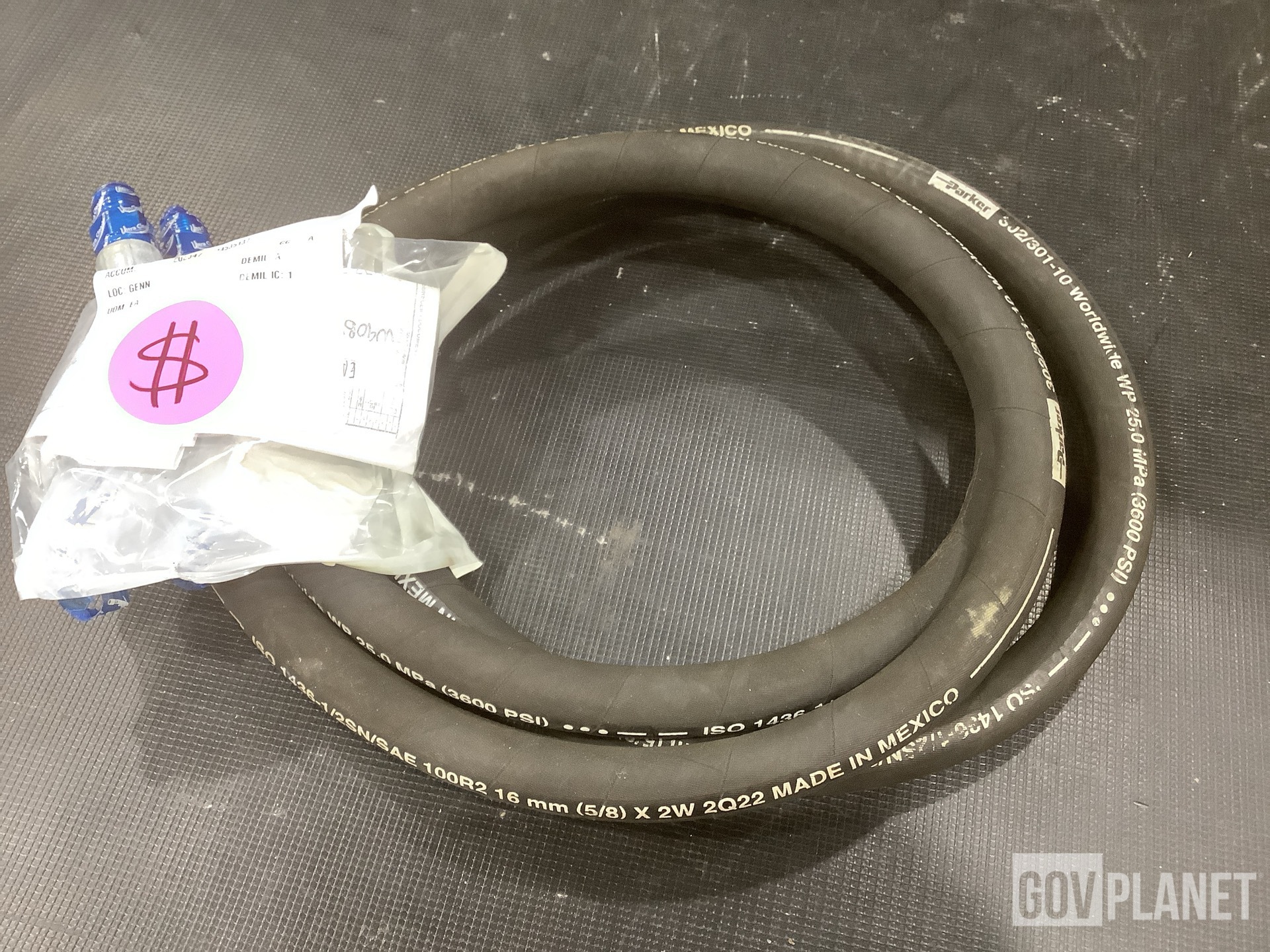 (4) Nozzles, (3) Hose Assemblies, (1) Flanged & Assorted Items