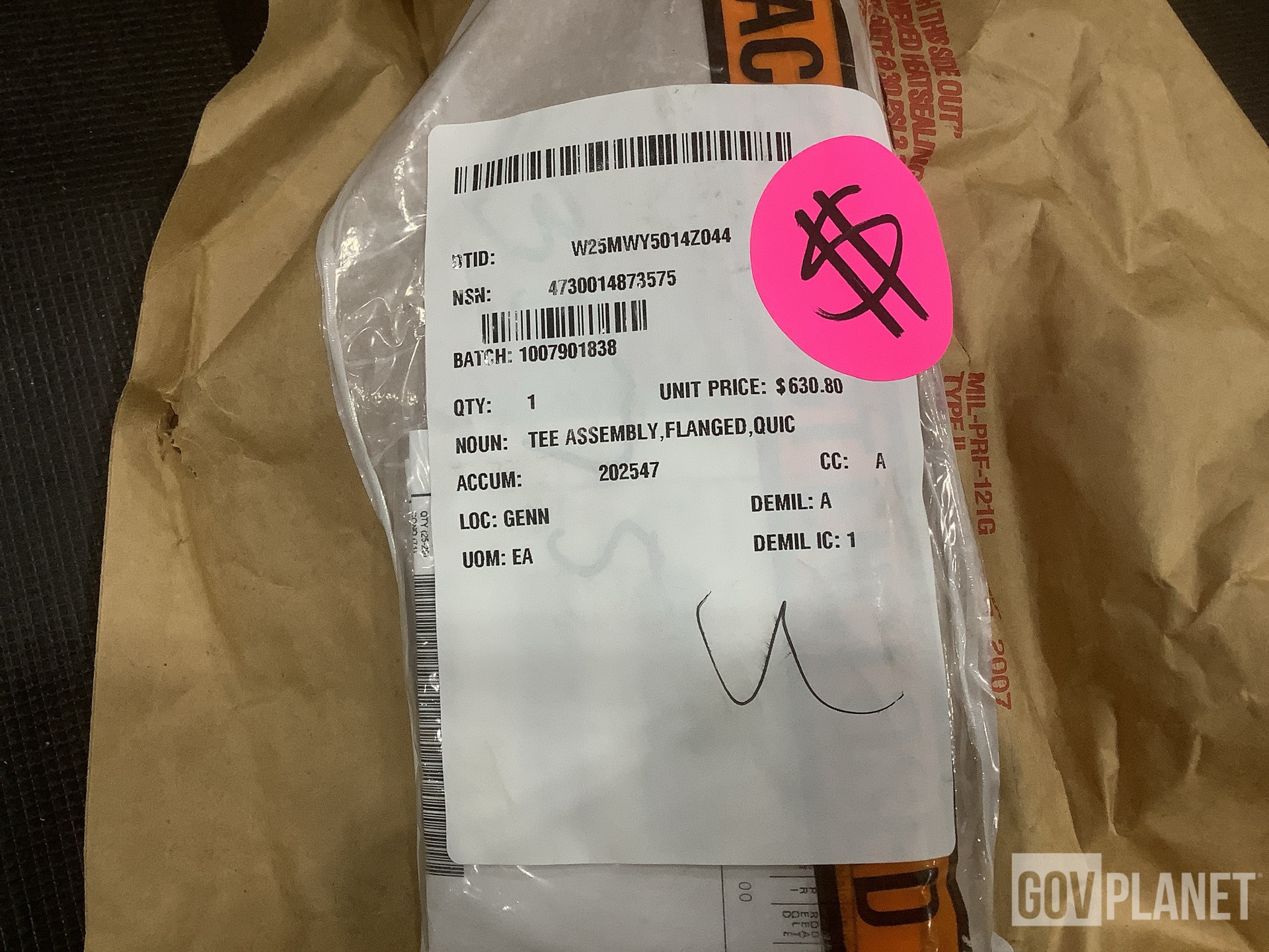 (4) Nozzles, (3) Hose Assemblies, (1) Flanged & Assorted Items