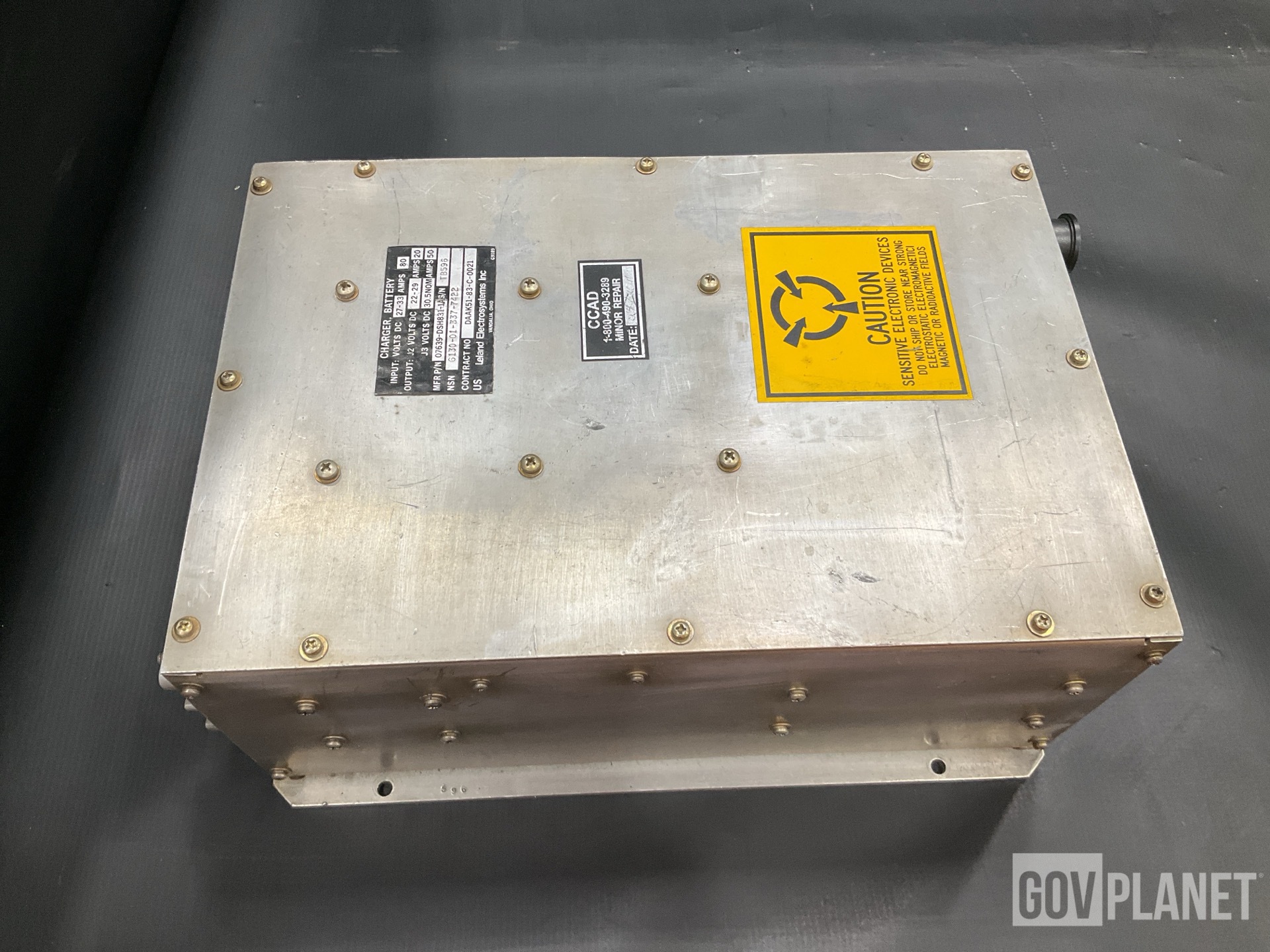 (2) Leland Electrosystems 07639-DSH831-1A Battery Chargers