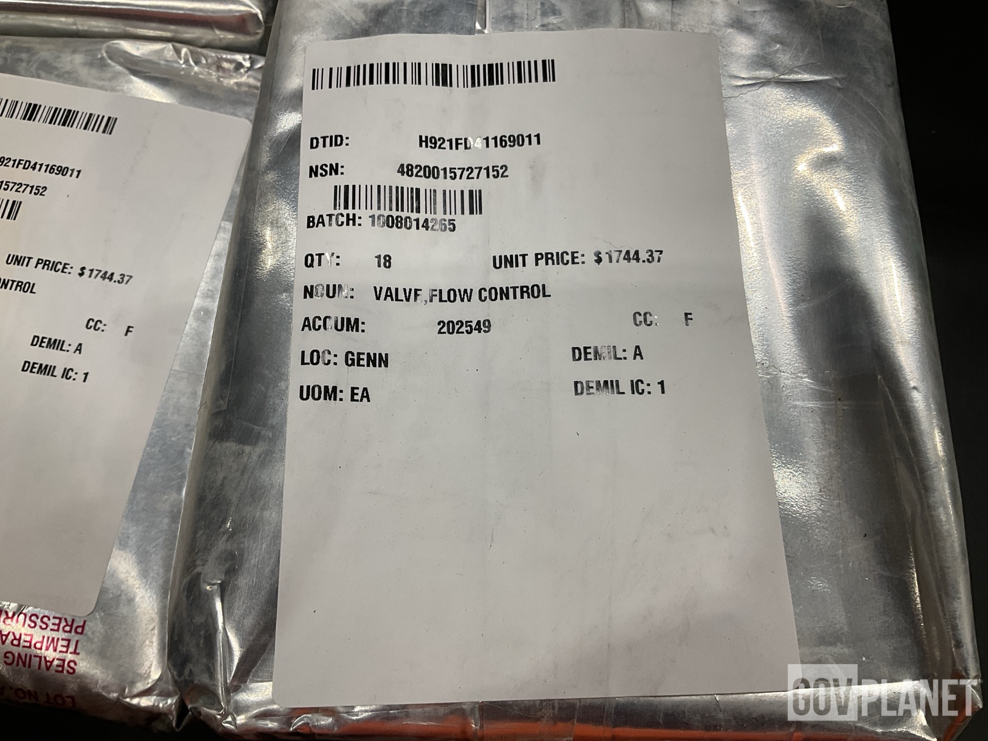 (18) DTS Fluid Power DTS-1099-B Flow Control Valves