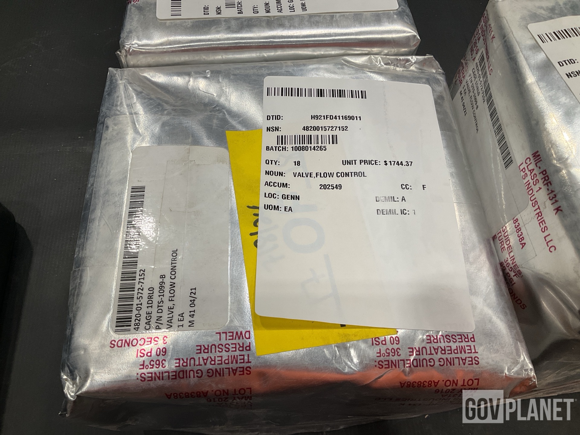 (18) DTS Fluid Power DTS-1099-B Flow Control Valves