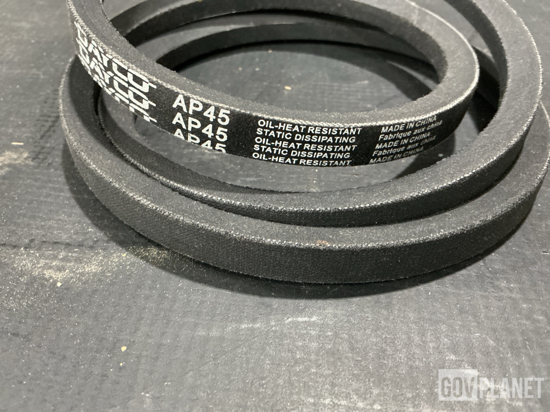 (1) Electric Motor, (169) V-Belts, (50) Shims & Assorted Items
