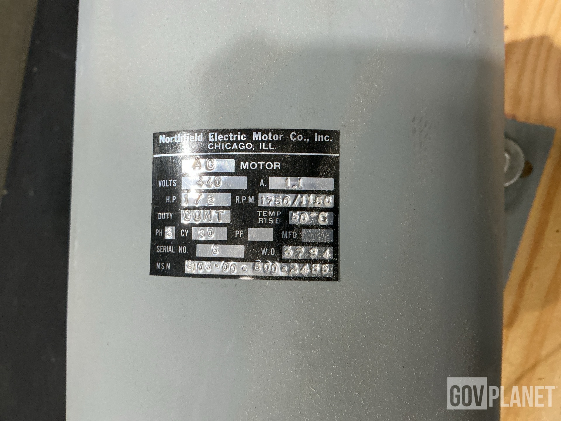 (1) Electric Motor, (169) V-Belts, (50) Shims & Assorted Items