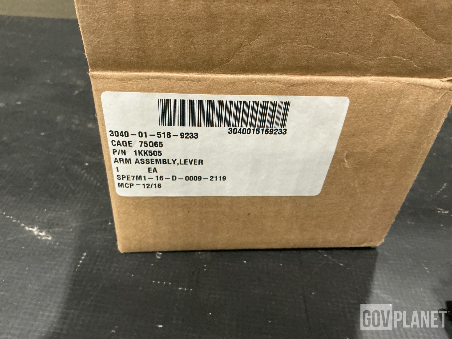 (4) Oshkosh 1KK505 Lever Arm Assemblies