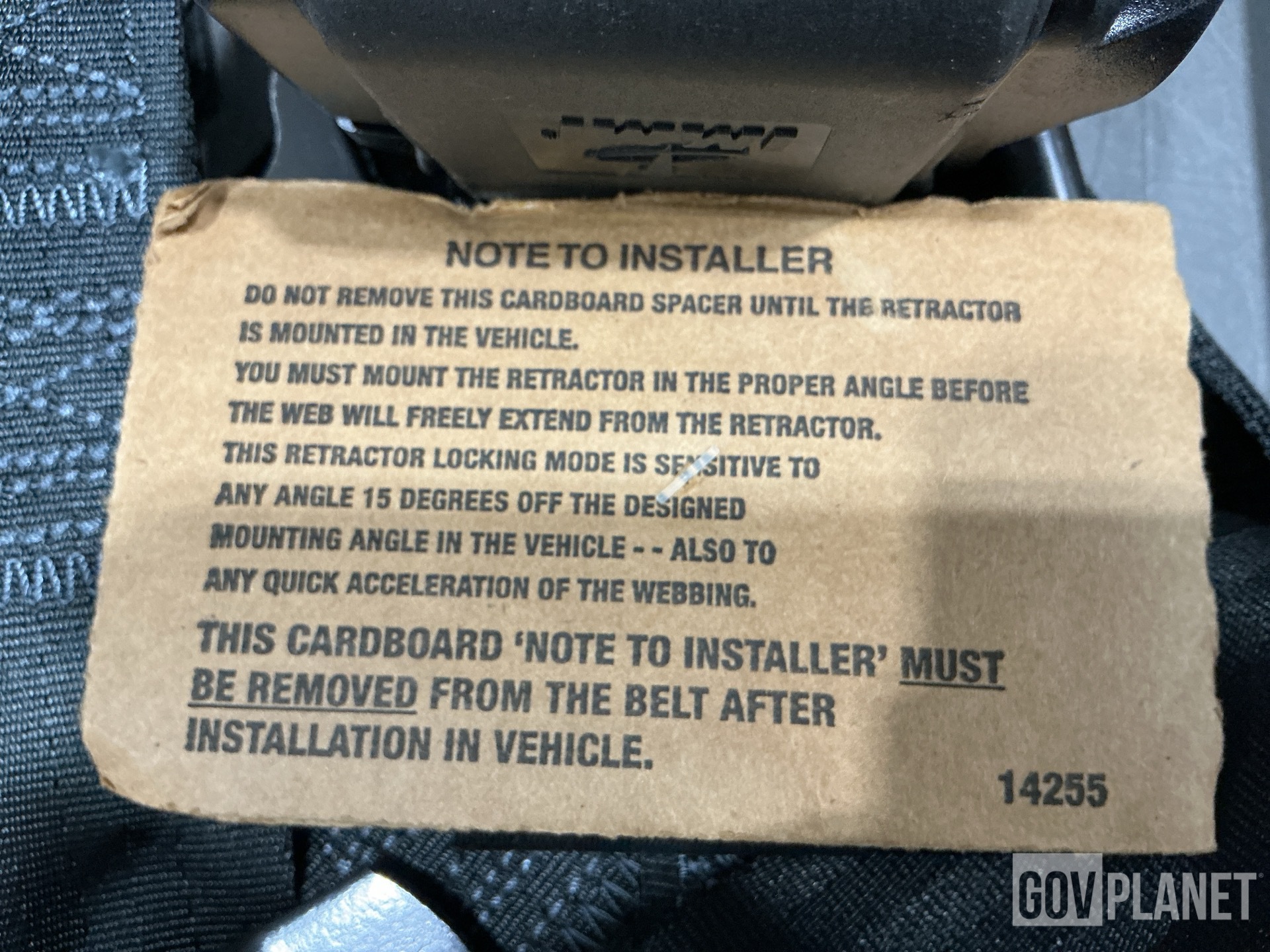 (3) Indiana Mills & Manufacturing F104117 Vehicular Safety Belts