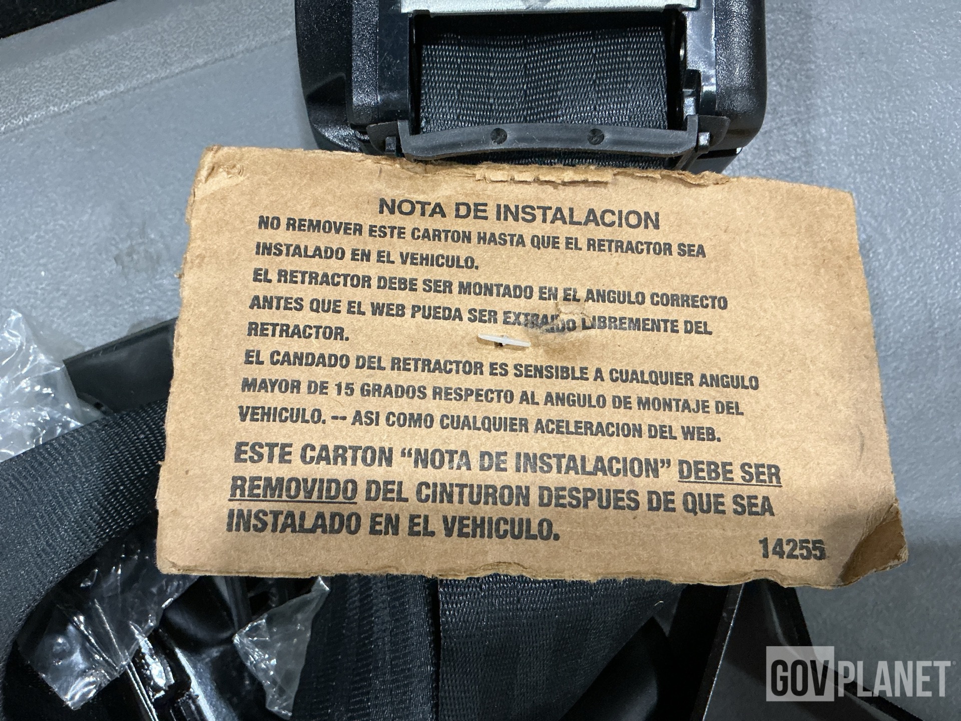 (3) Indiana Mills & Manufacturing F104117 Vehicular Safety Belts