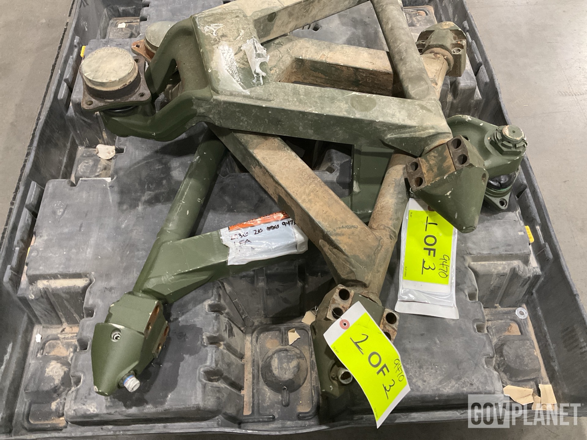 (3) General Dynamics 10639353-PEG Vehicular Suspension Control Arms