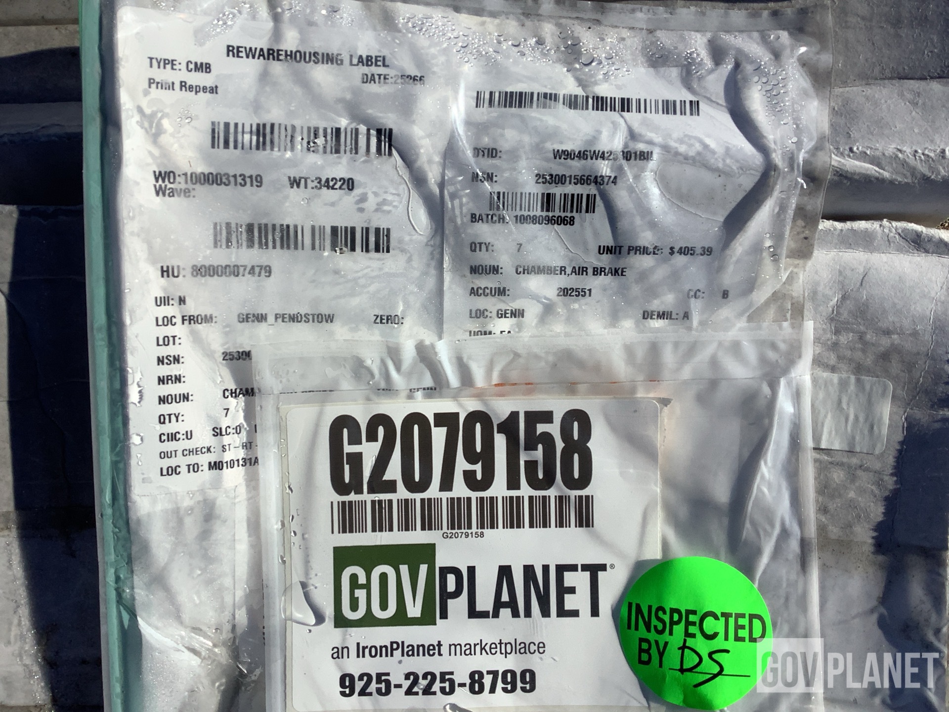 (7) MGM Brakes MJS3030ET088 Air Brake Chambers