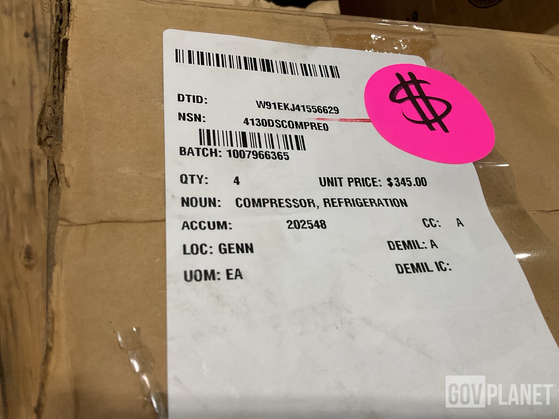 (40) Assorted Hose Adapters, (1) Compressor & Assorted Items