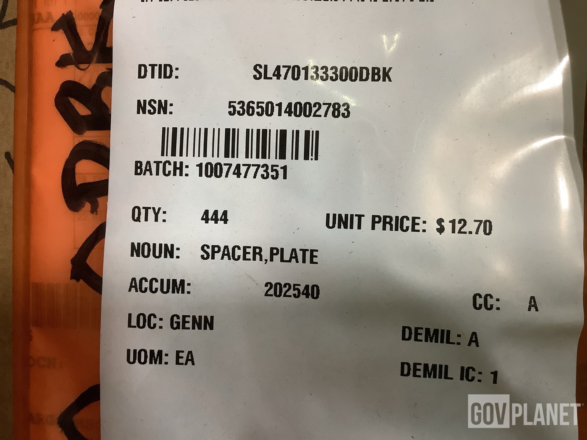 (6,500) Washers & (2,258) Assorted Plate Spacers