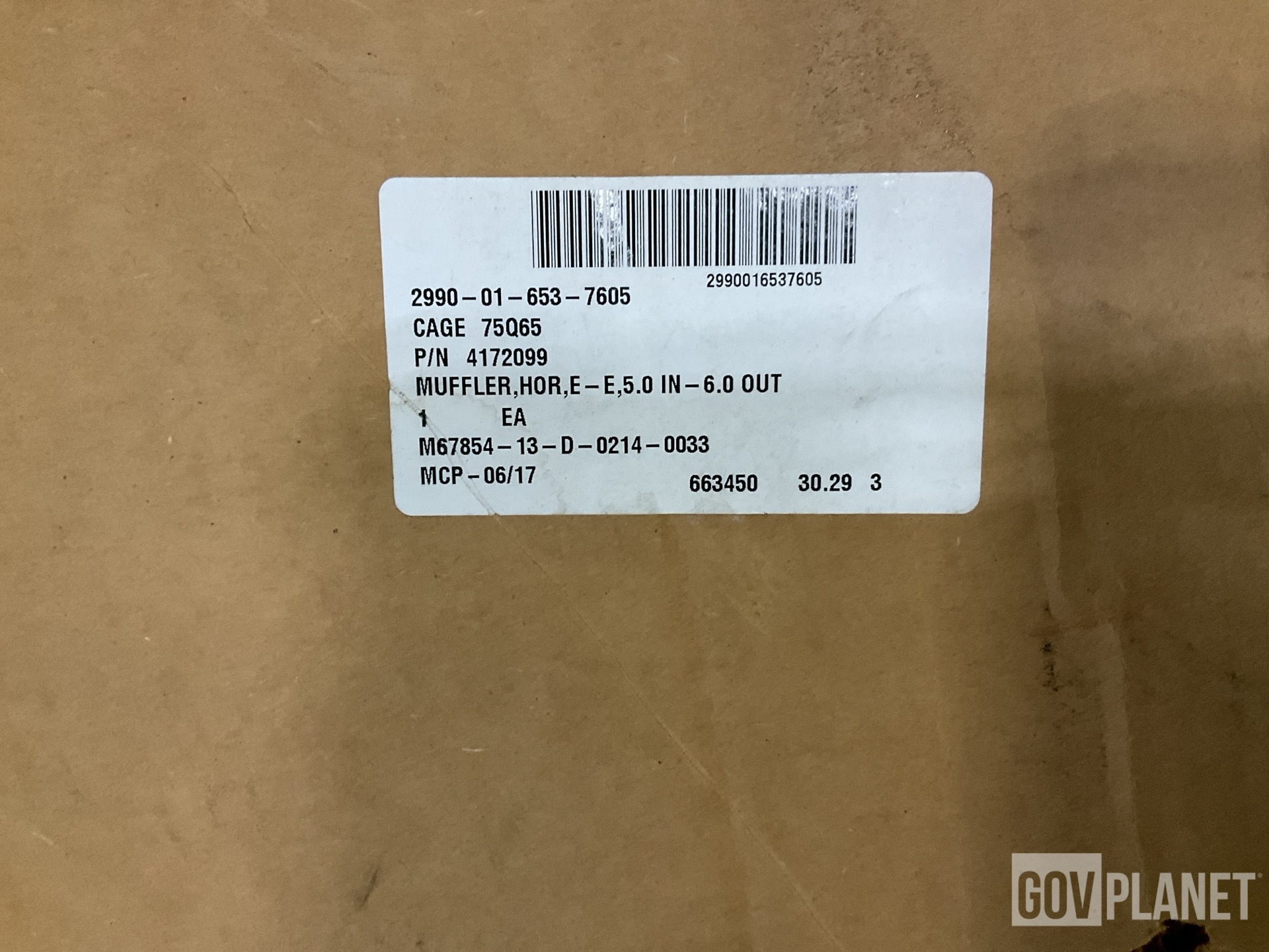 Oshkosh Defense 4172099 Exhaust Muffler