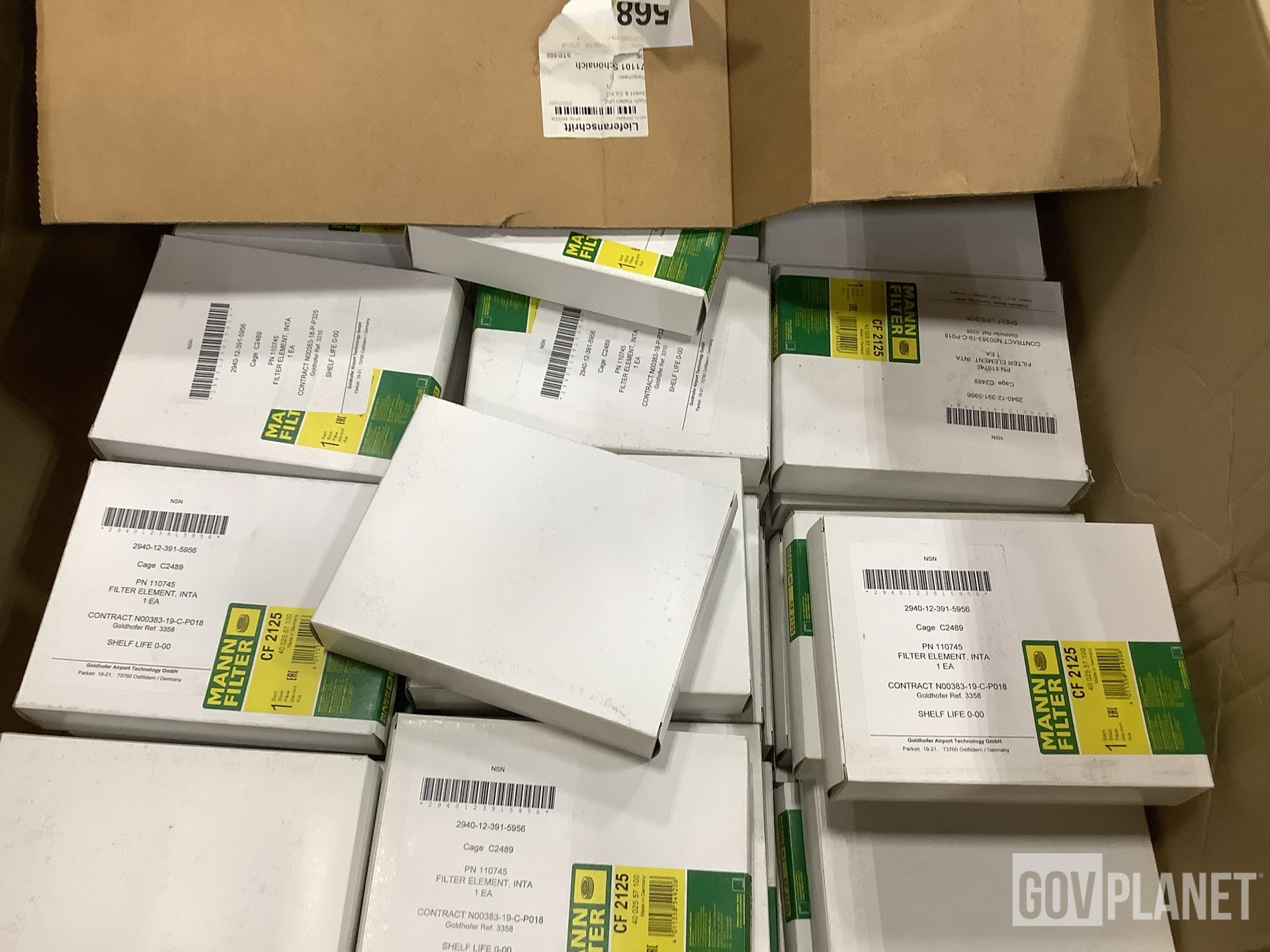 (86) Mann Filter CF2125 Air Intake Filters