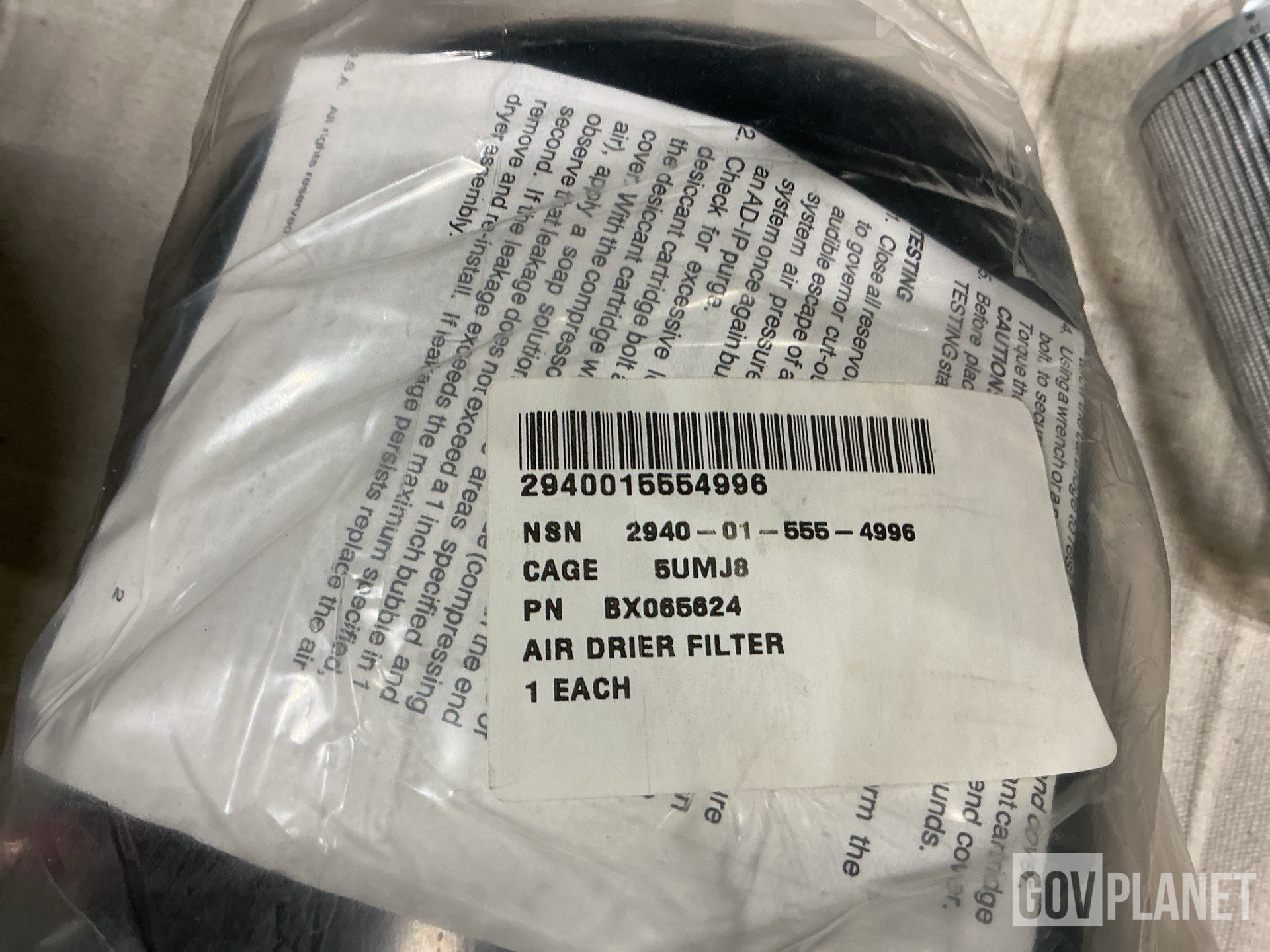 (5) General Dynamics 10034499 Annual Service Kits