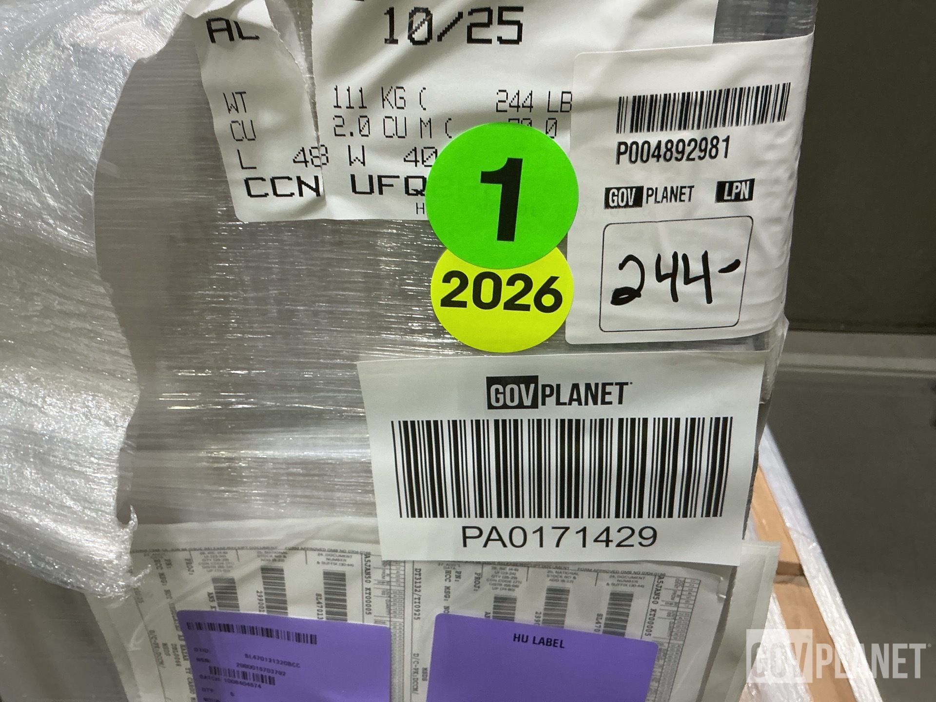 (5) General Dynamics 10034499 Annual Service Kits