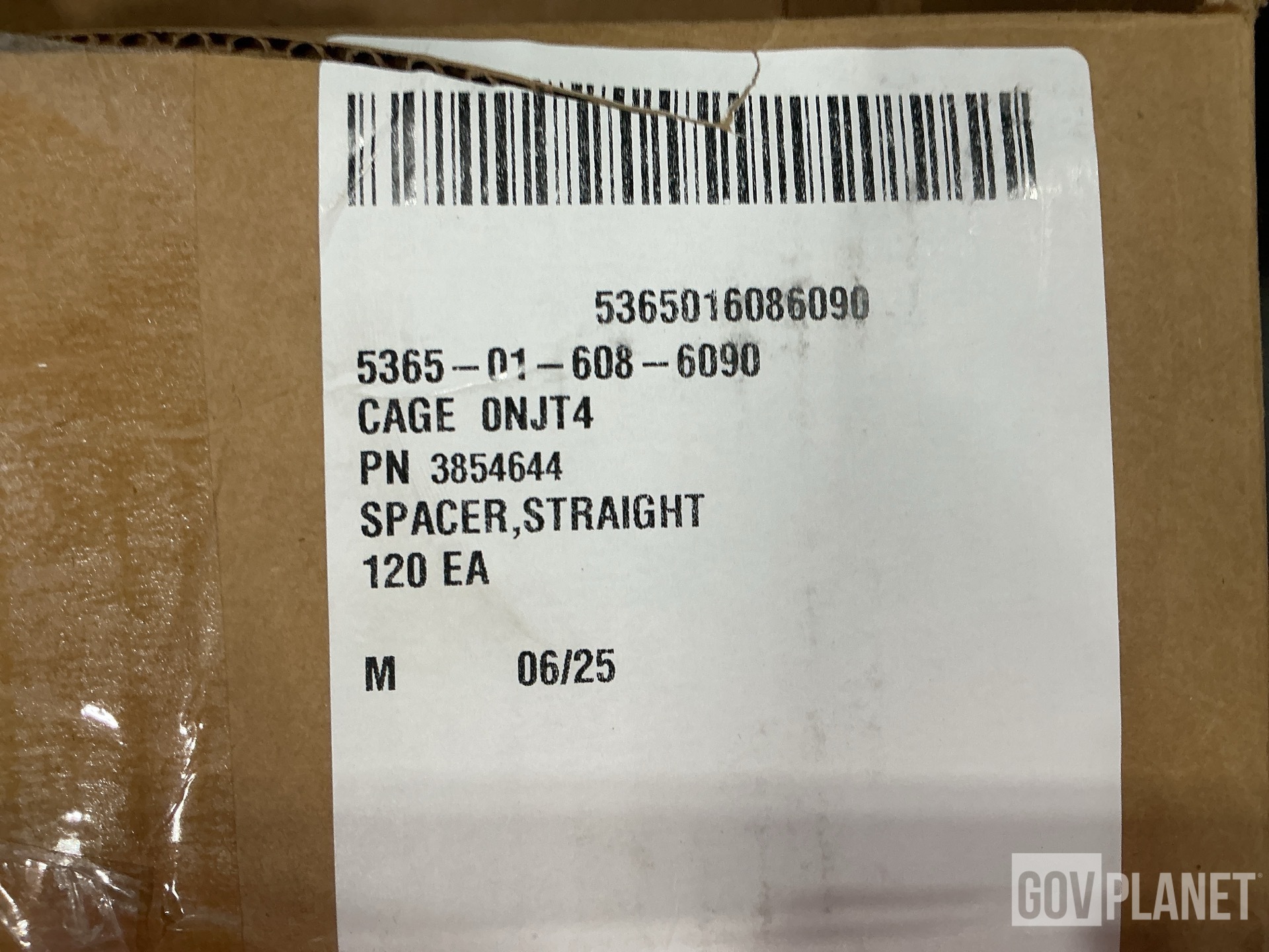 (120) Oshkosh 3854644 Straight Spacers