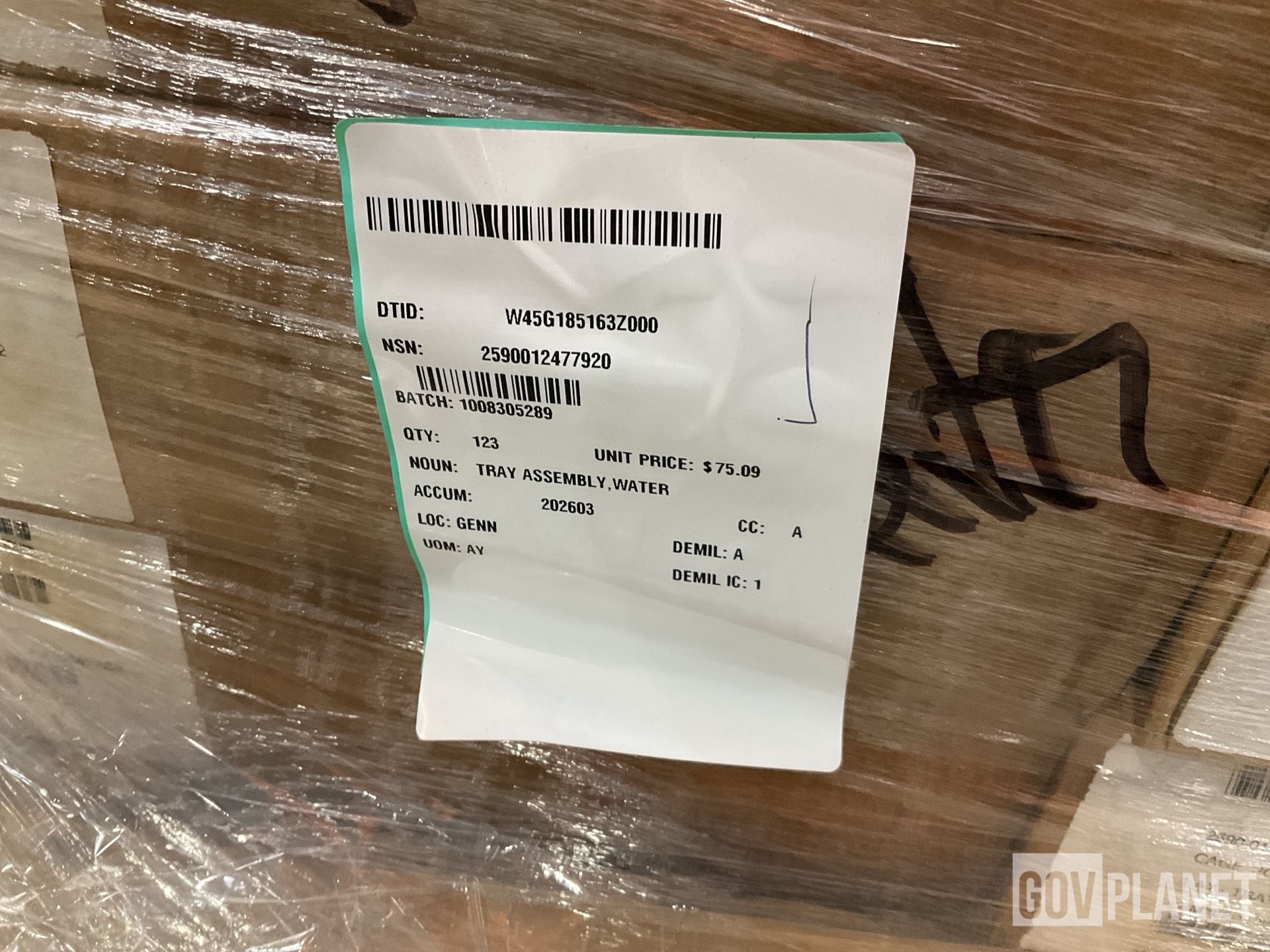 (123) Midwest Industrial Metal Fabrication 12340158-2 Water Tray Assemblies