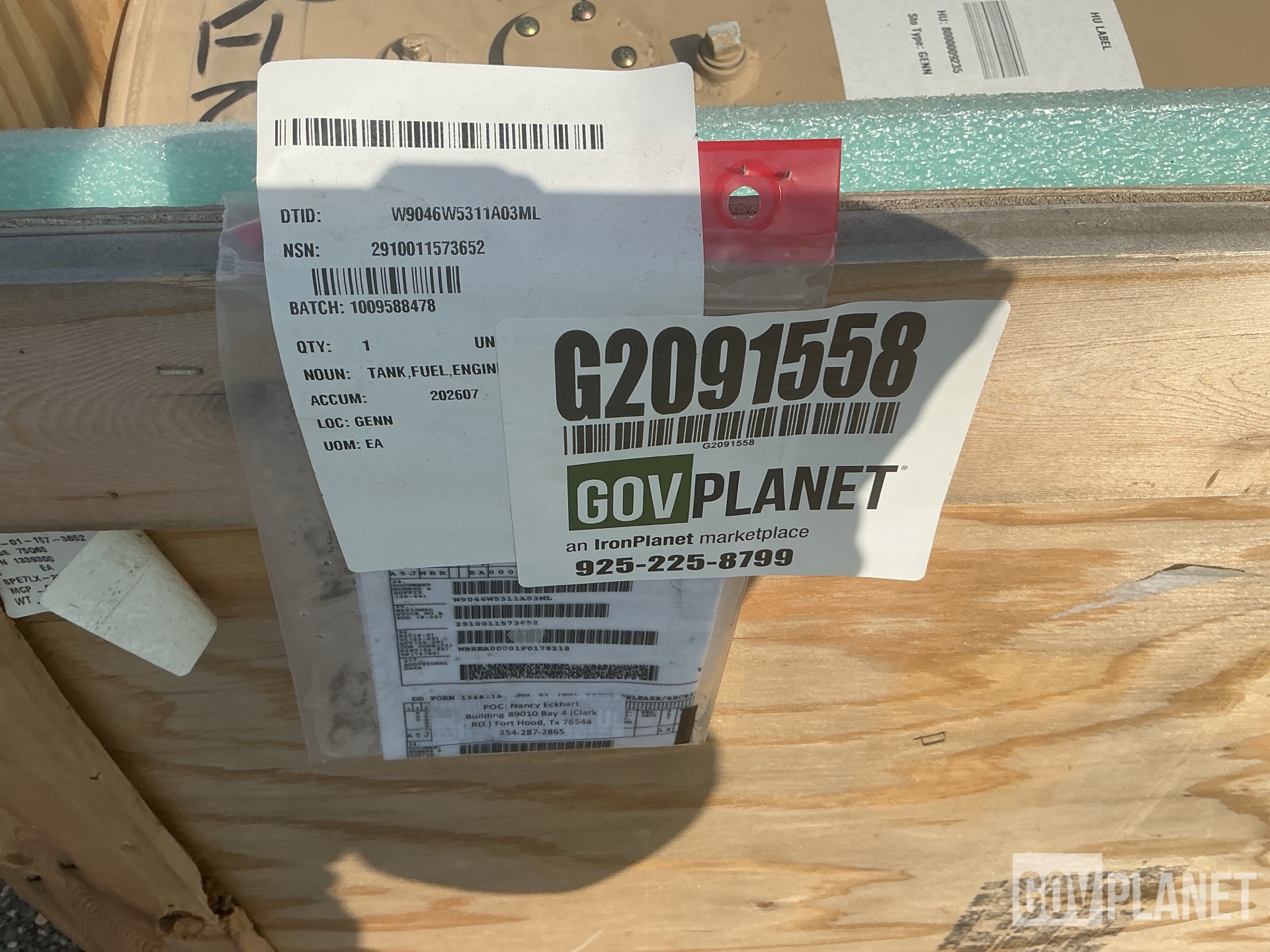 Tankcraft 1339300 Engine Fuel Tank