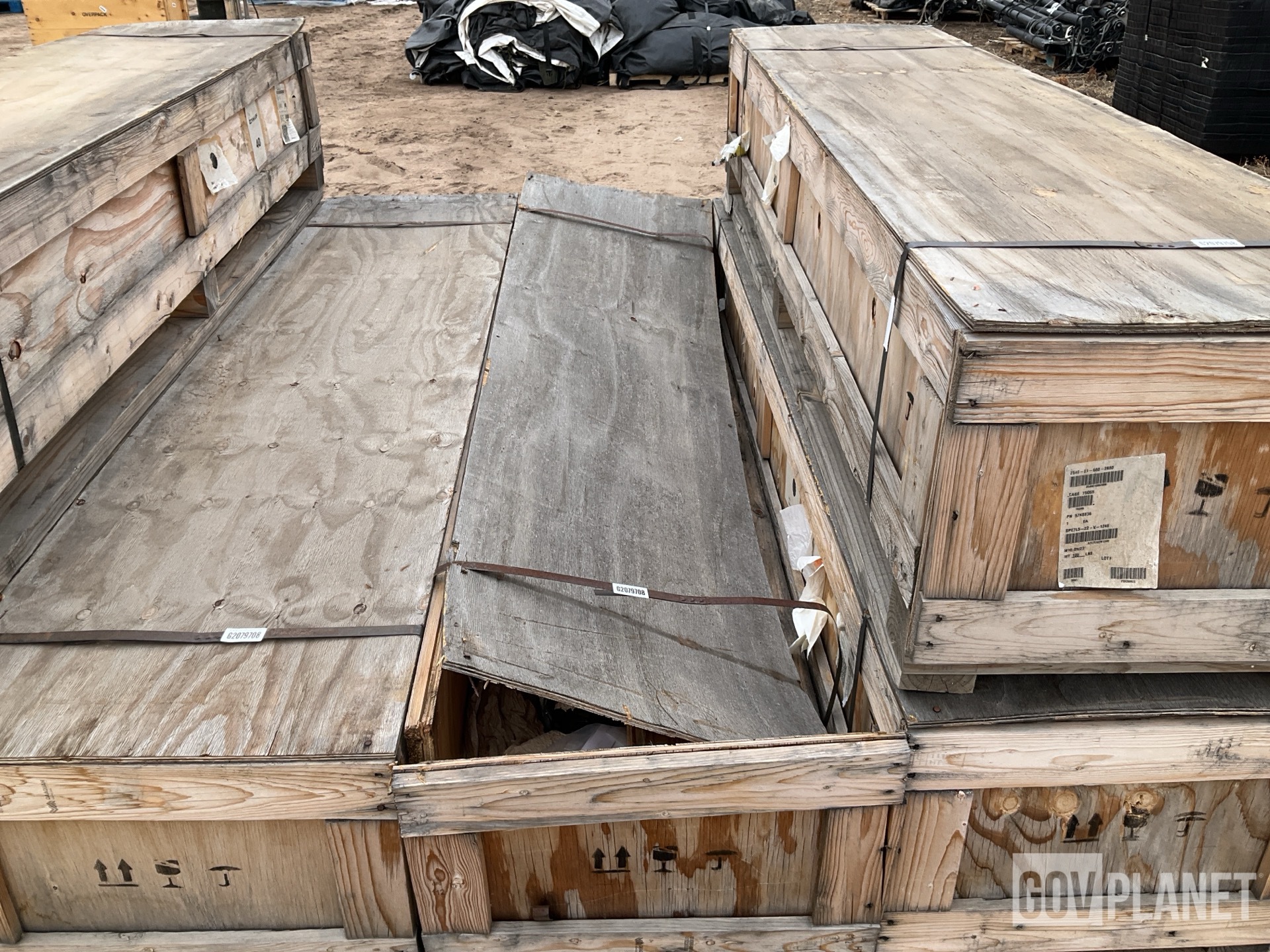 (8) Oshkosh 57K8836 Cargo Cover Rails