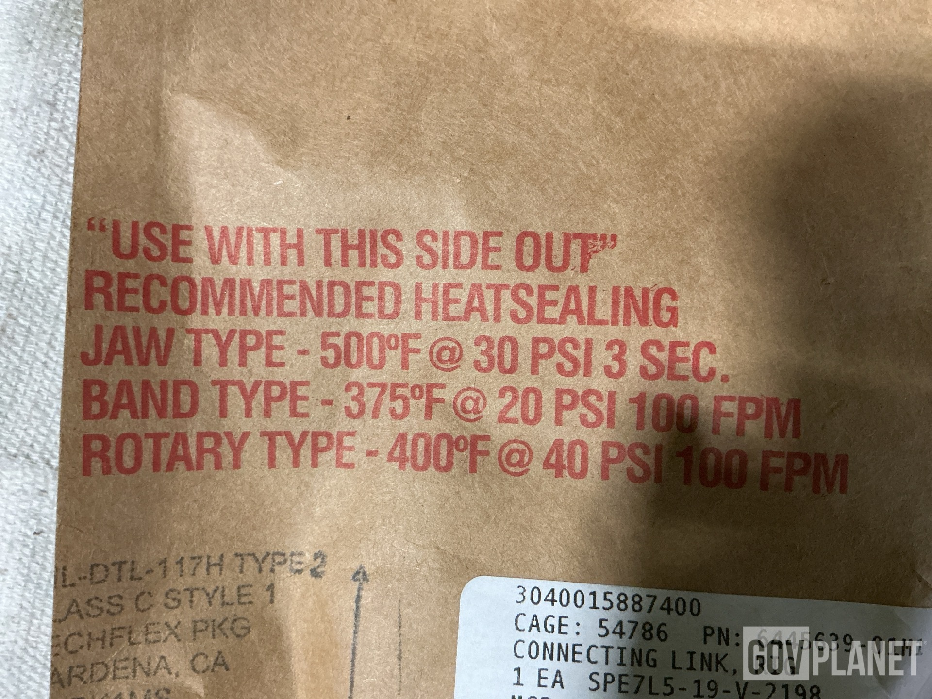 (16) BAE Systems 6445639-01M1 Rigid Connecting Links