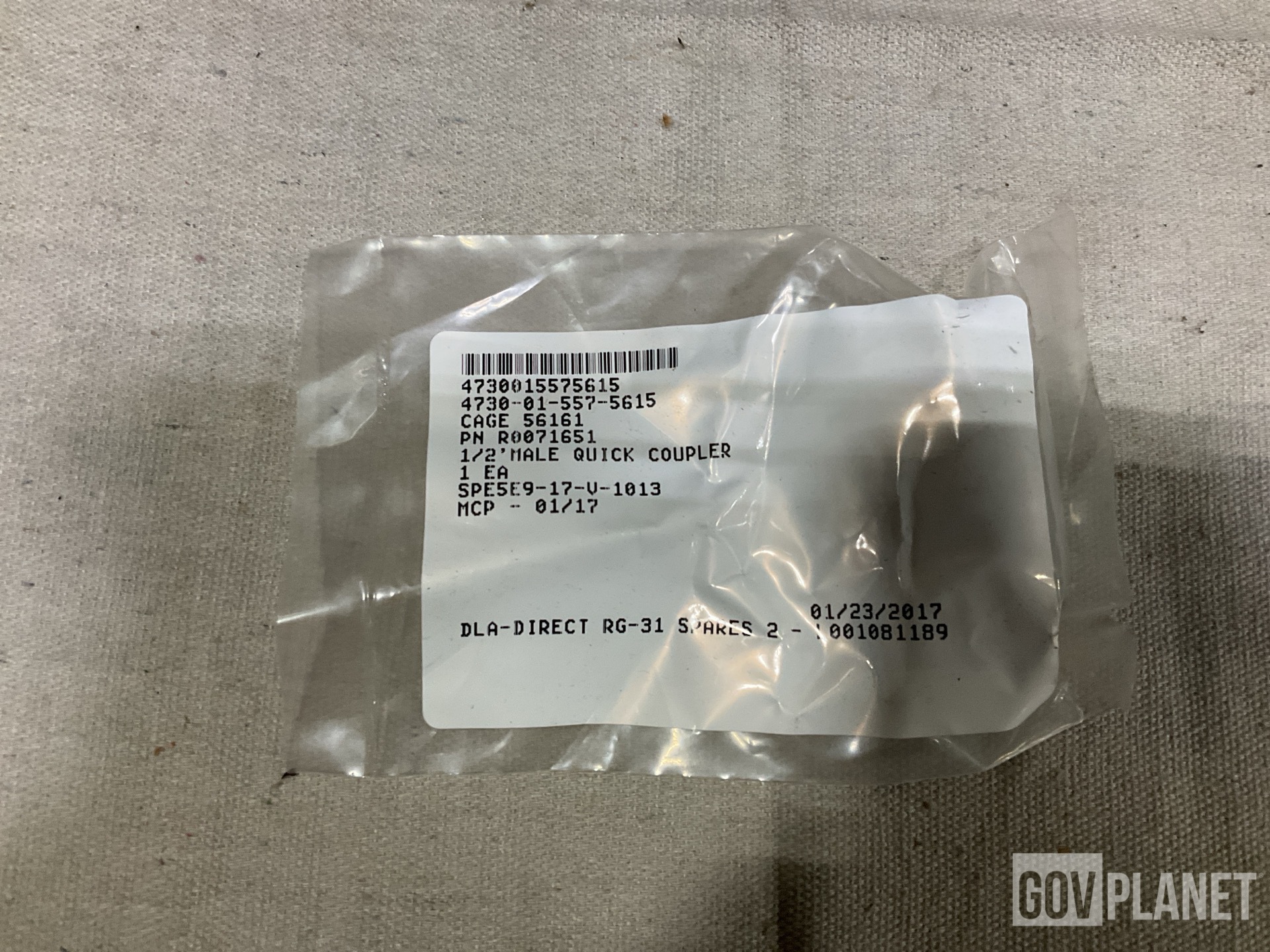 (314) General Dynamics R0071651 Quick Disconnect Coupling Halves