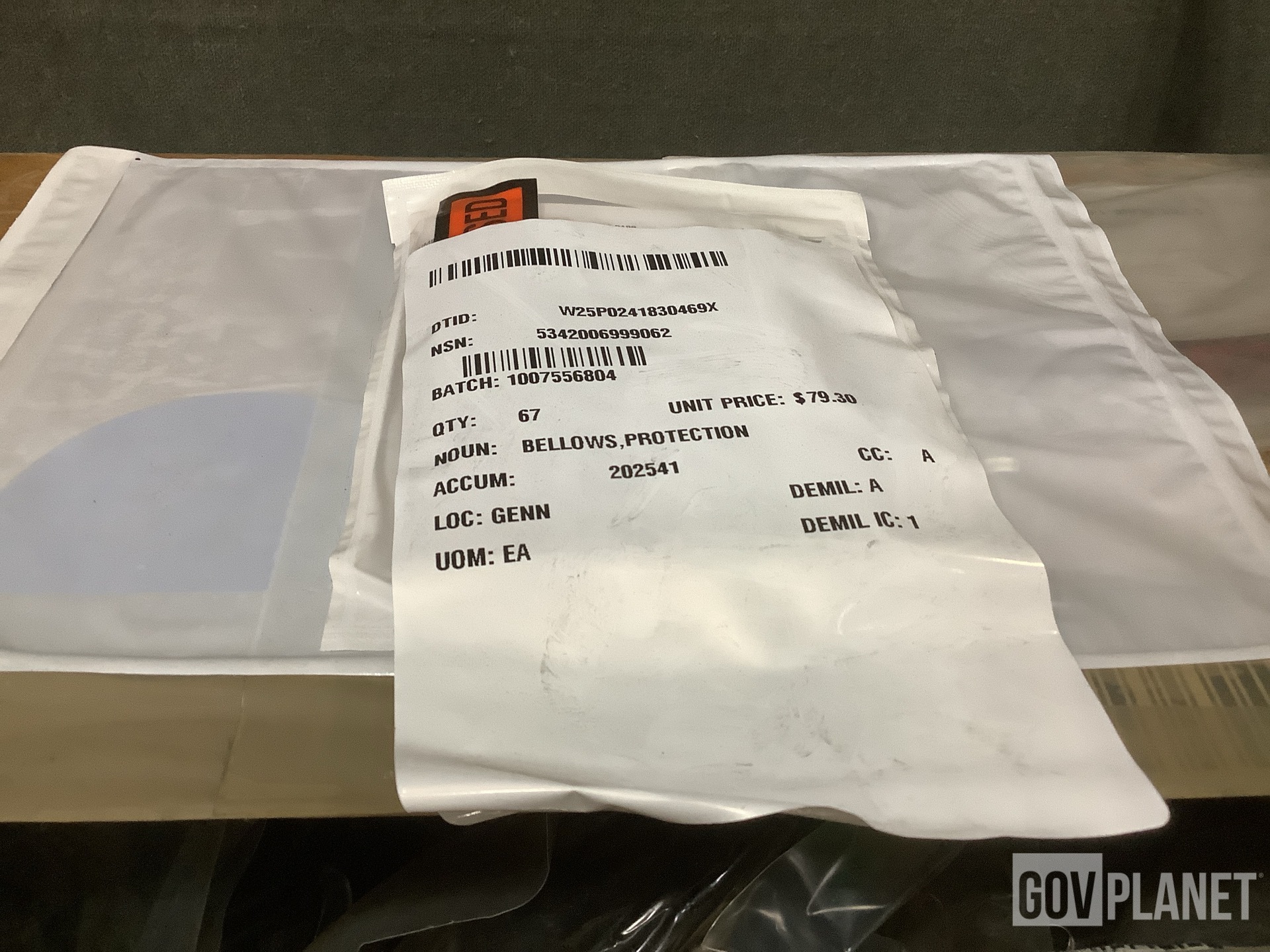 (67) Basic Rubber & Plastics 8734413 Protection Bellows