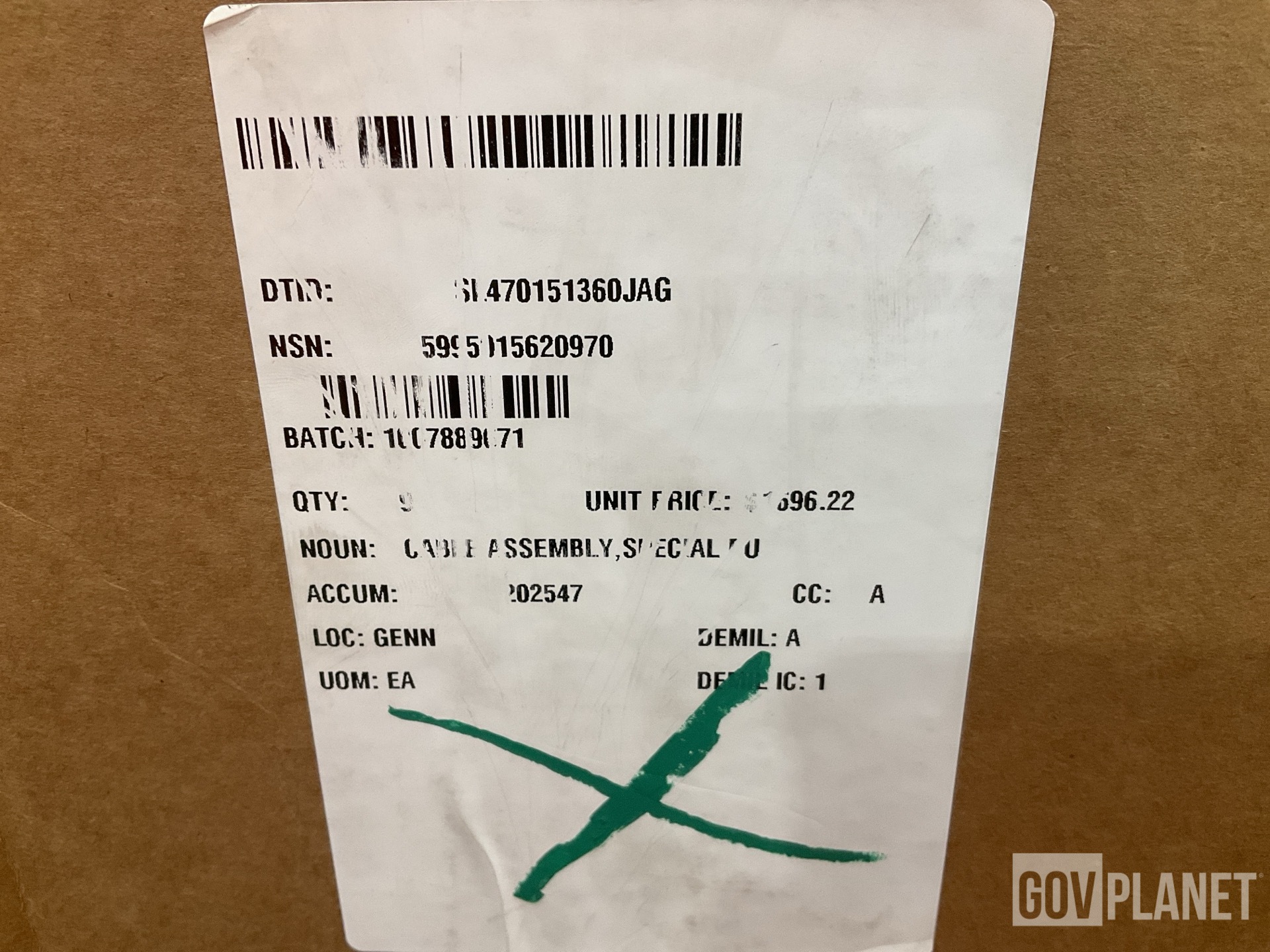 (9) Carlisle 794829-02 REV B Power Cable Retrofit Kits