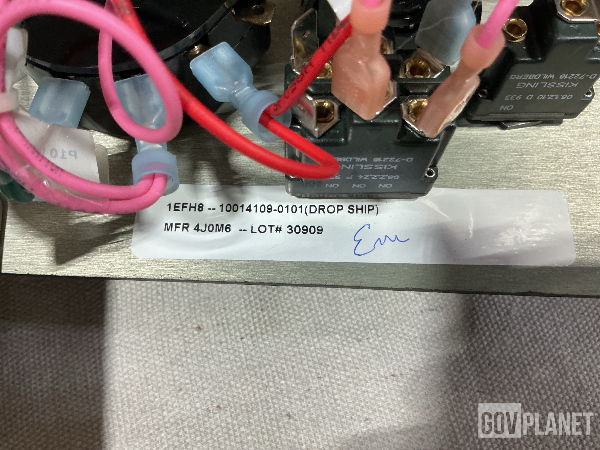 (26) General Dynamics 10014109 Vehicular Operation Panels