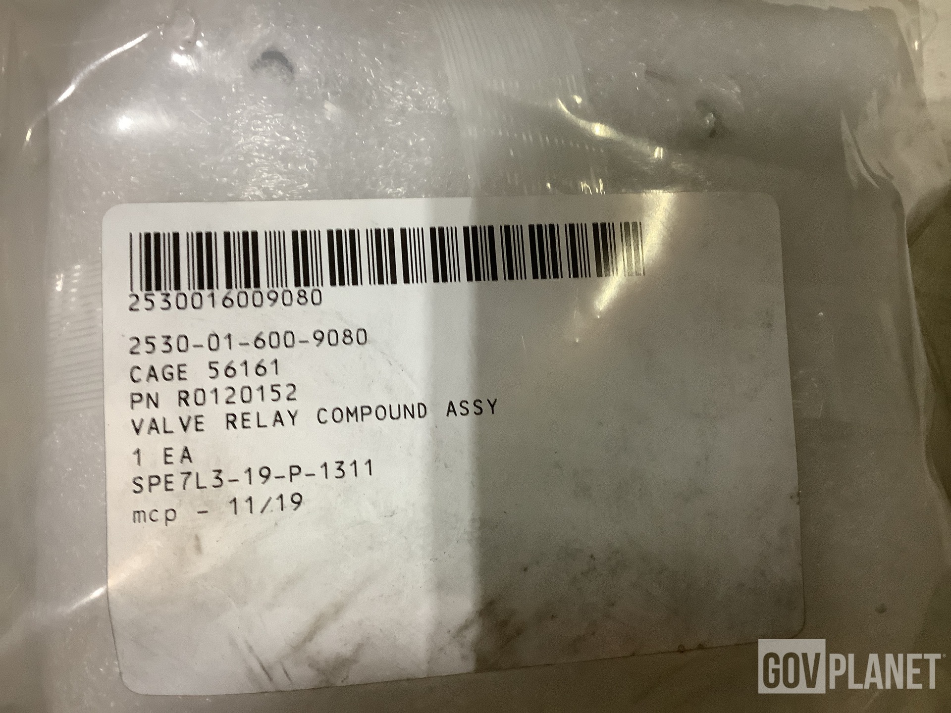 (13) General Dynamics R0120152 Valve Relay Compound Assemblies