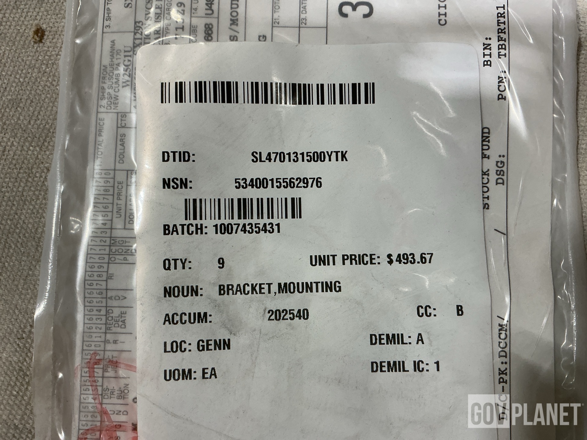 (9) Ruta Supplies 3558956 Mounting Brackets