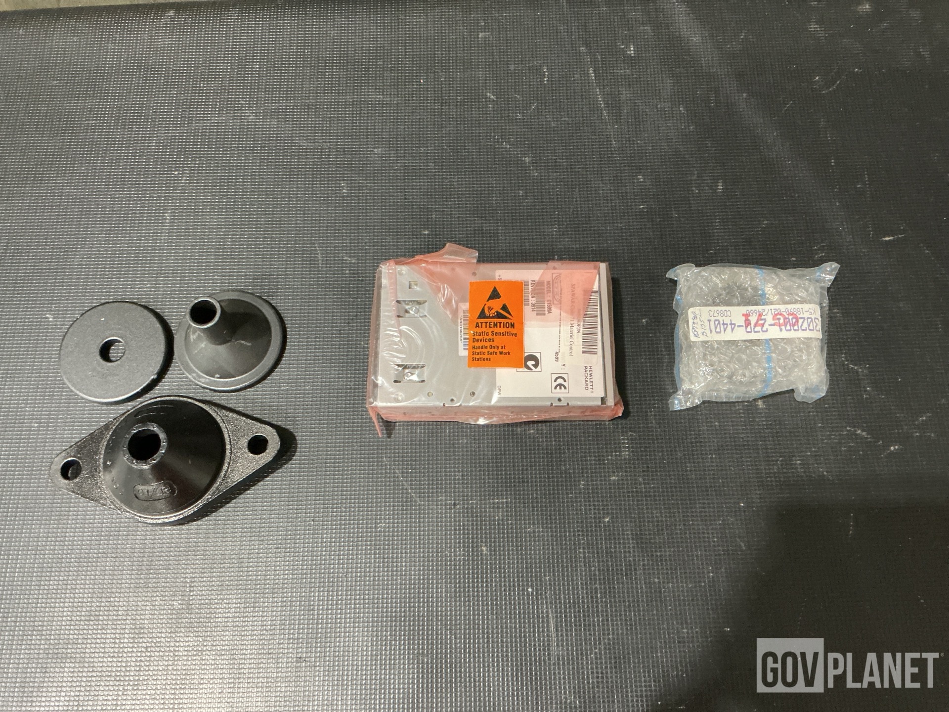(6) Worm Wheel Gear Sectors, (1) Circuit Card Assembly & Assorted Items