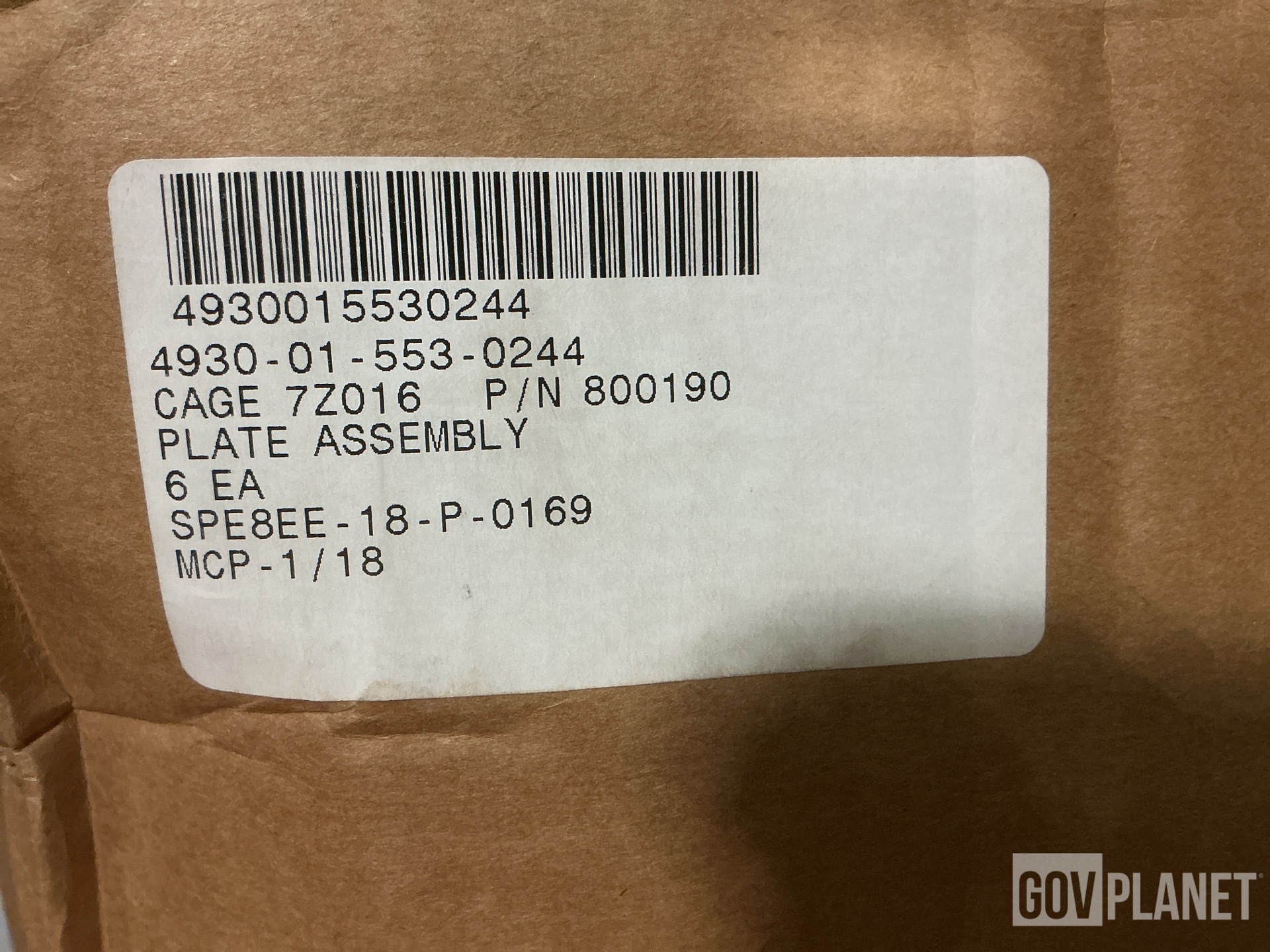 (16) Kampi Components 800190 Plate Assemblies
