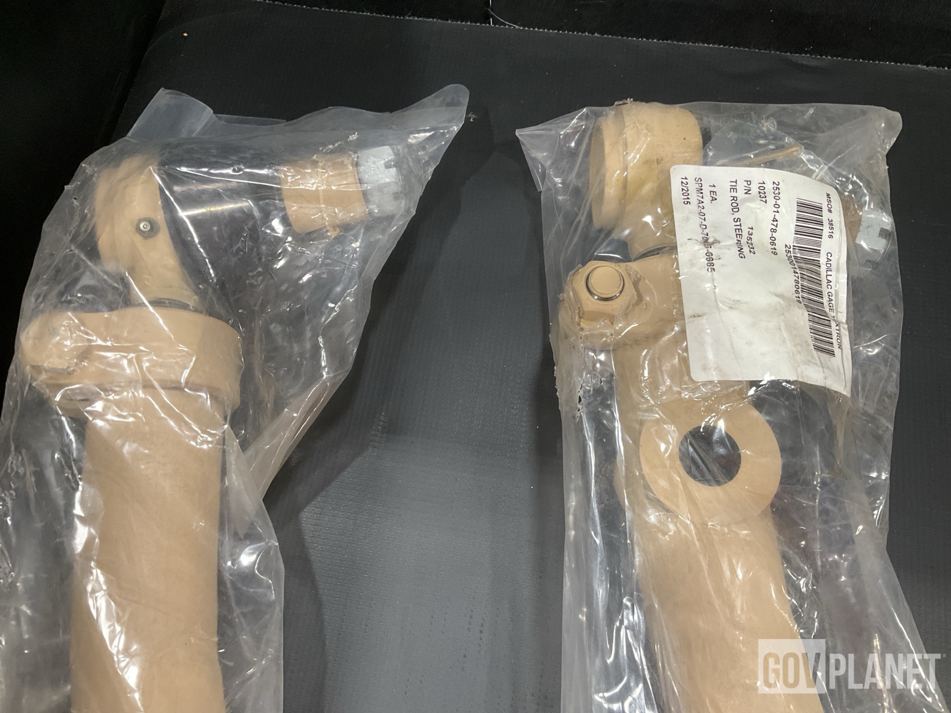 (2) Cadillac Gage Textron 135232 Steering Tie Rods