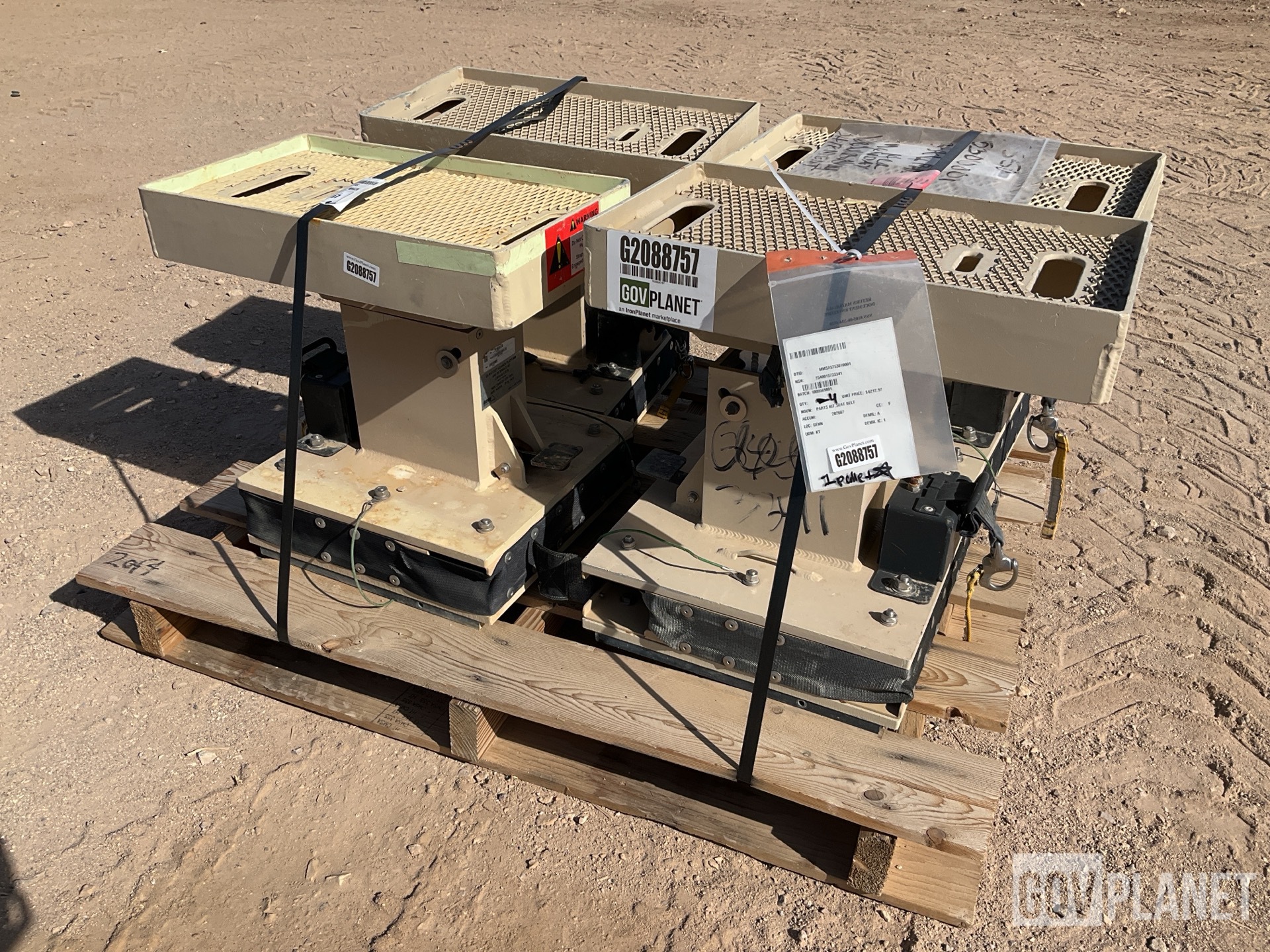 (4) BMI Defense 1631 Gunner Platform & Interface Kits