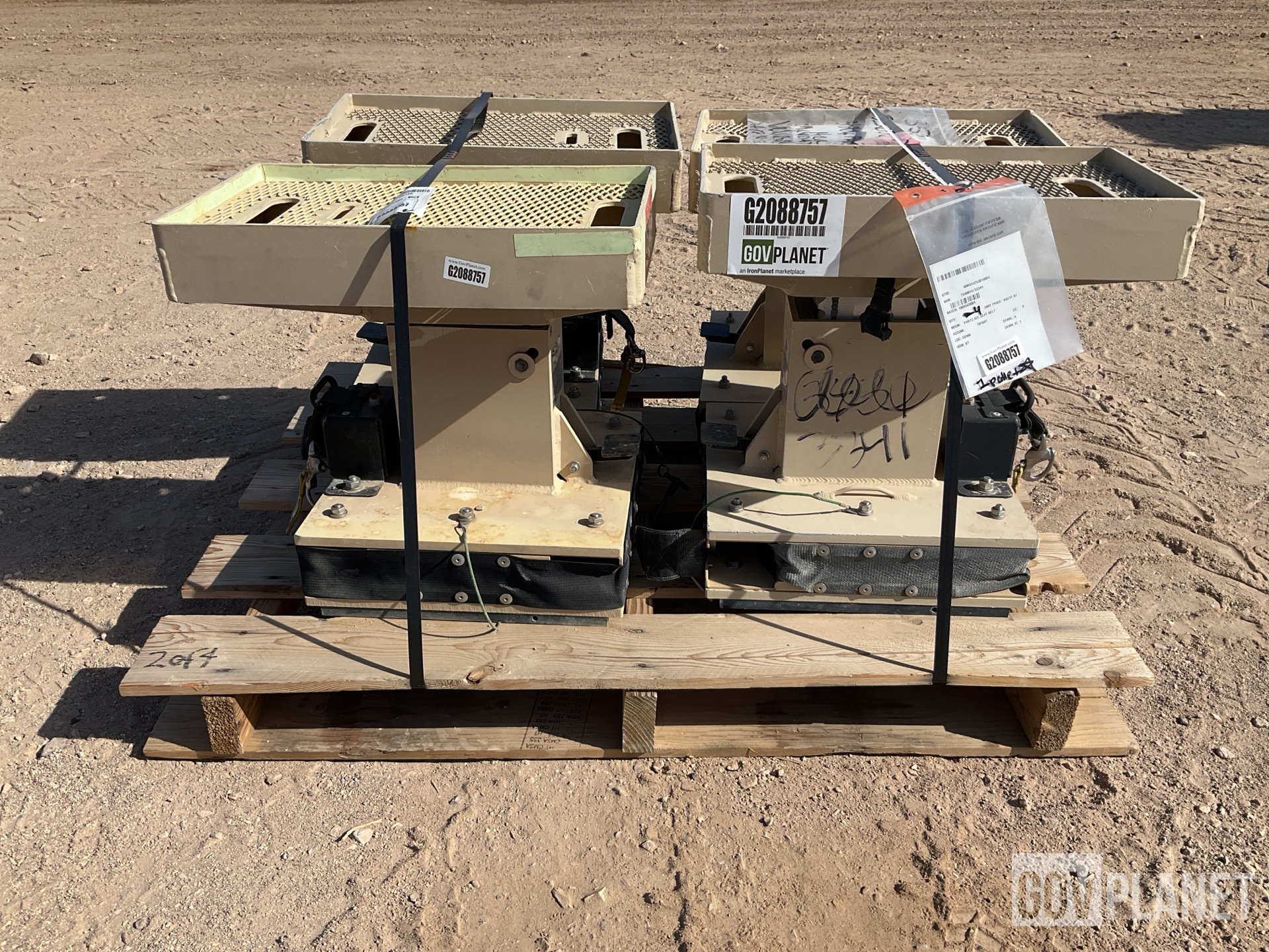 (4) BMI Defense 1631 Gunner Platform & Interface Kits