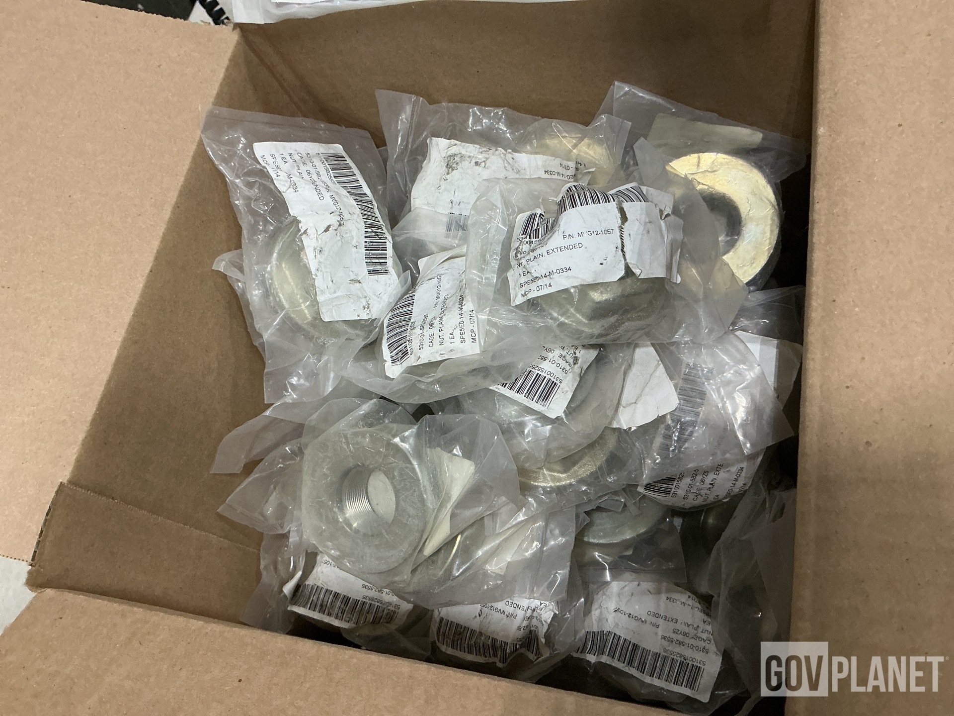 (48) Marmon Herrington MVG12-1057 Hexagon Extended Washer Plain Nuts