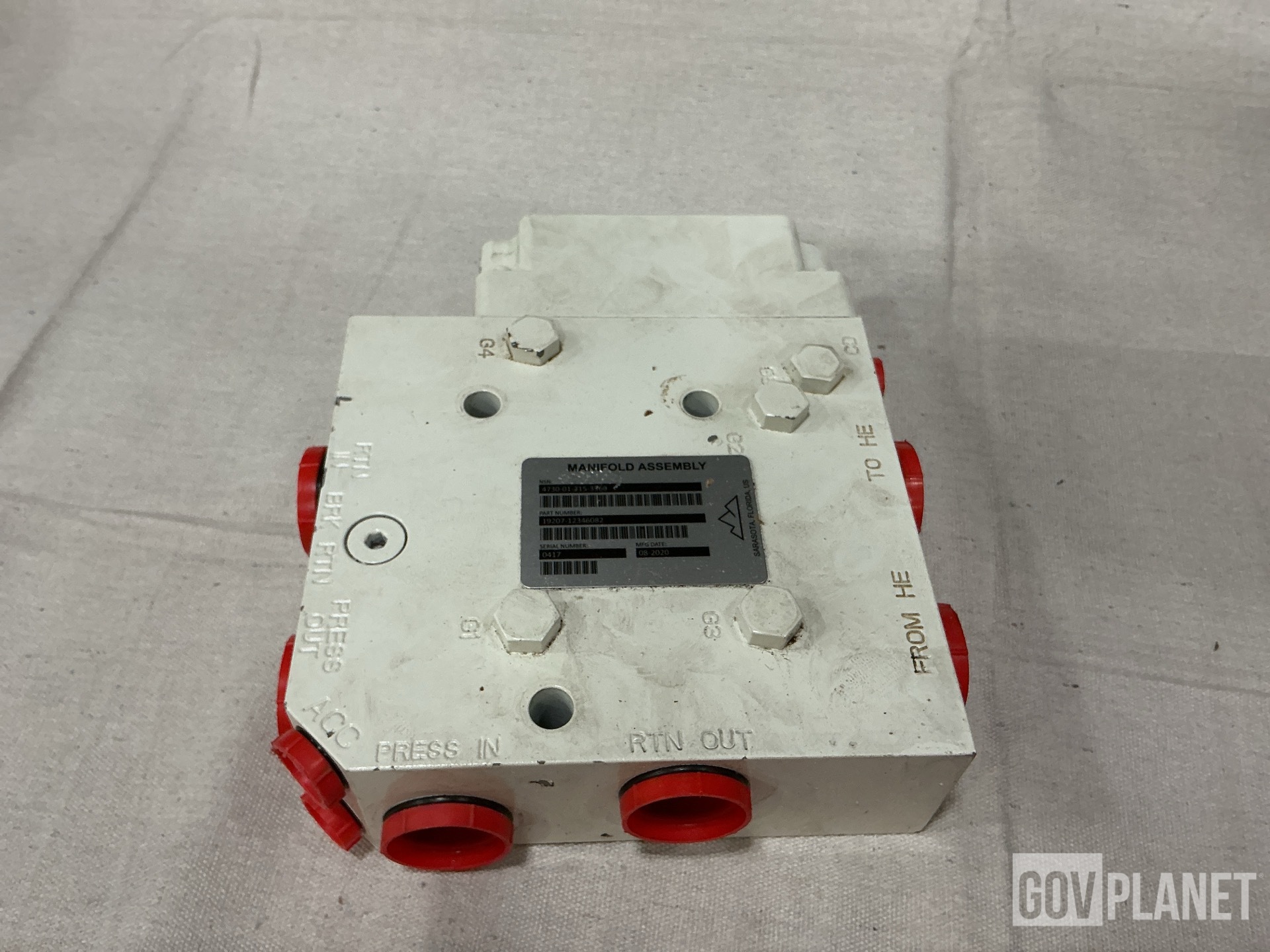 12346082 Manifold Assembly