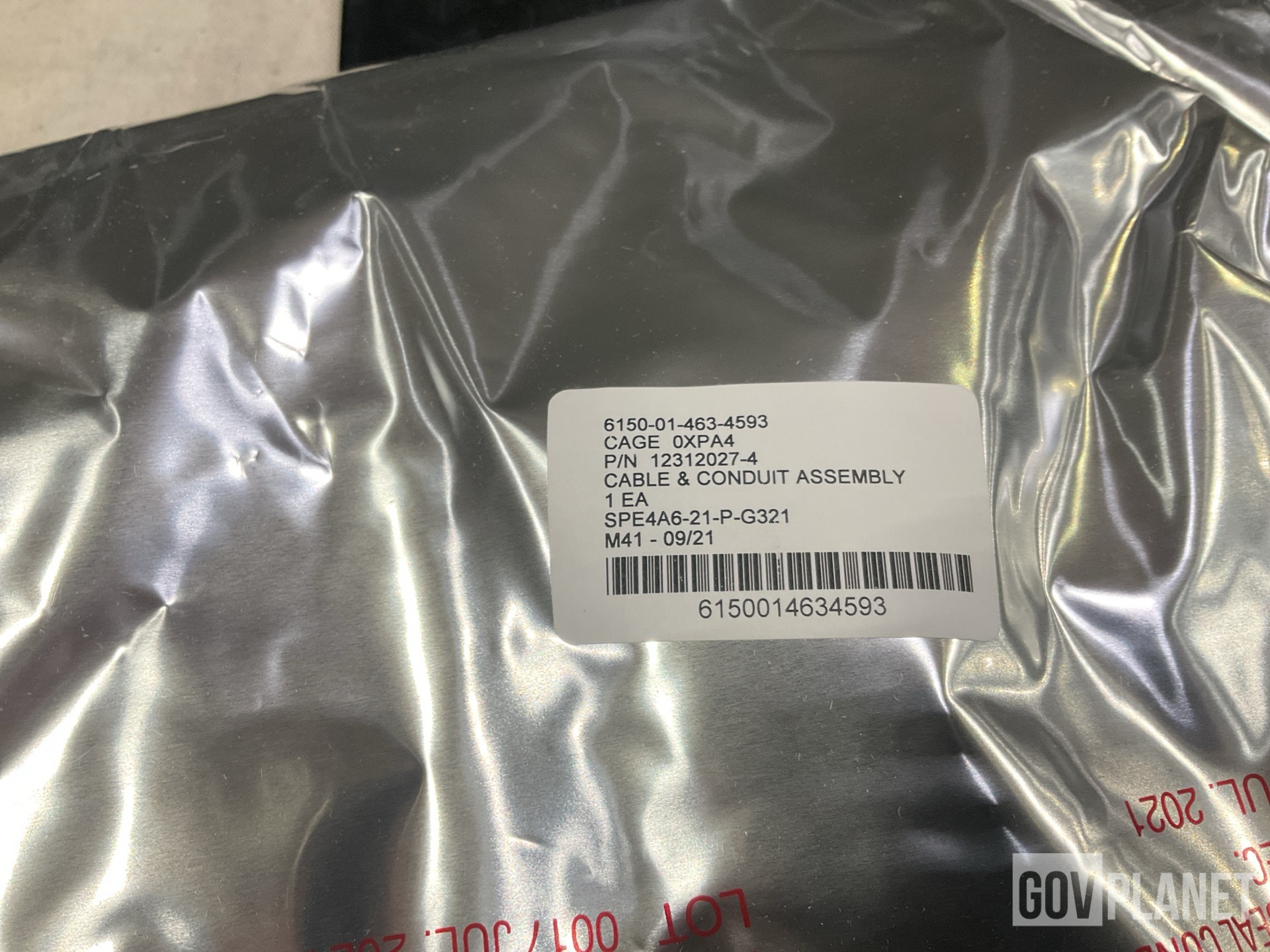 (8) A F Technologies 12312027-4 Electrical Cable/Conduit Assemblies