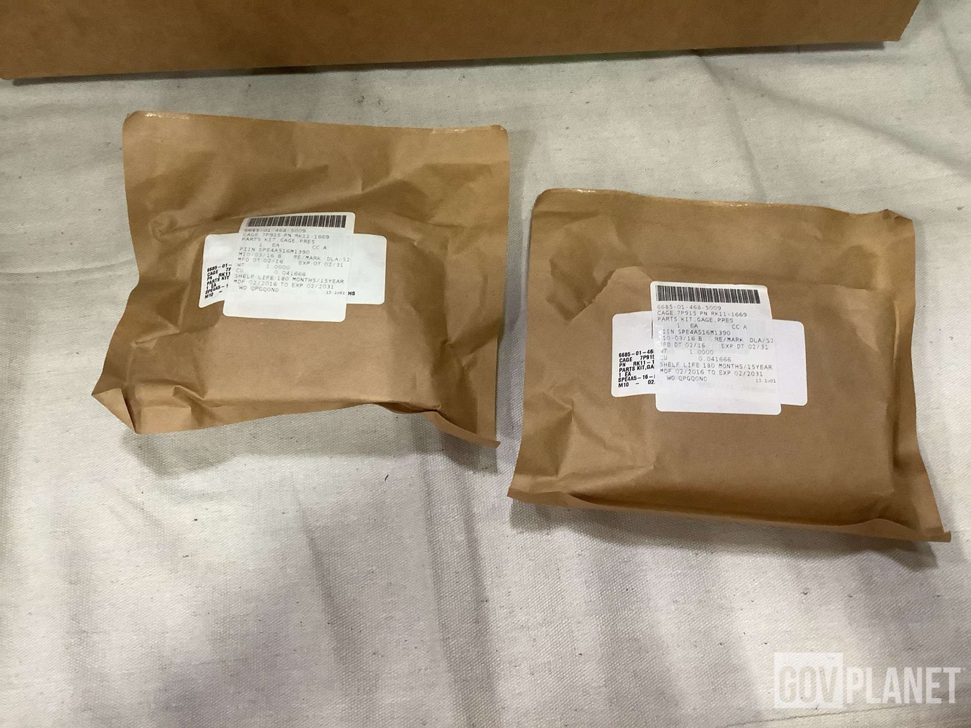 (45) Zemarc RK11-1669 Pressure Gage Parts Kits