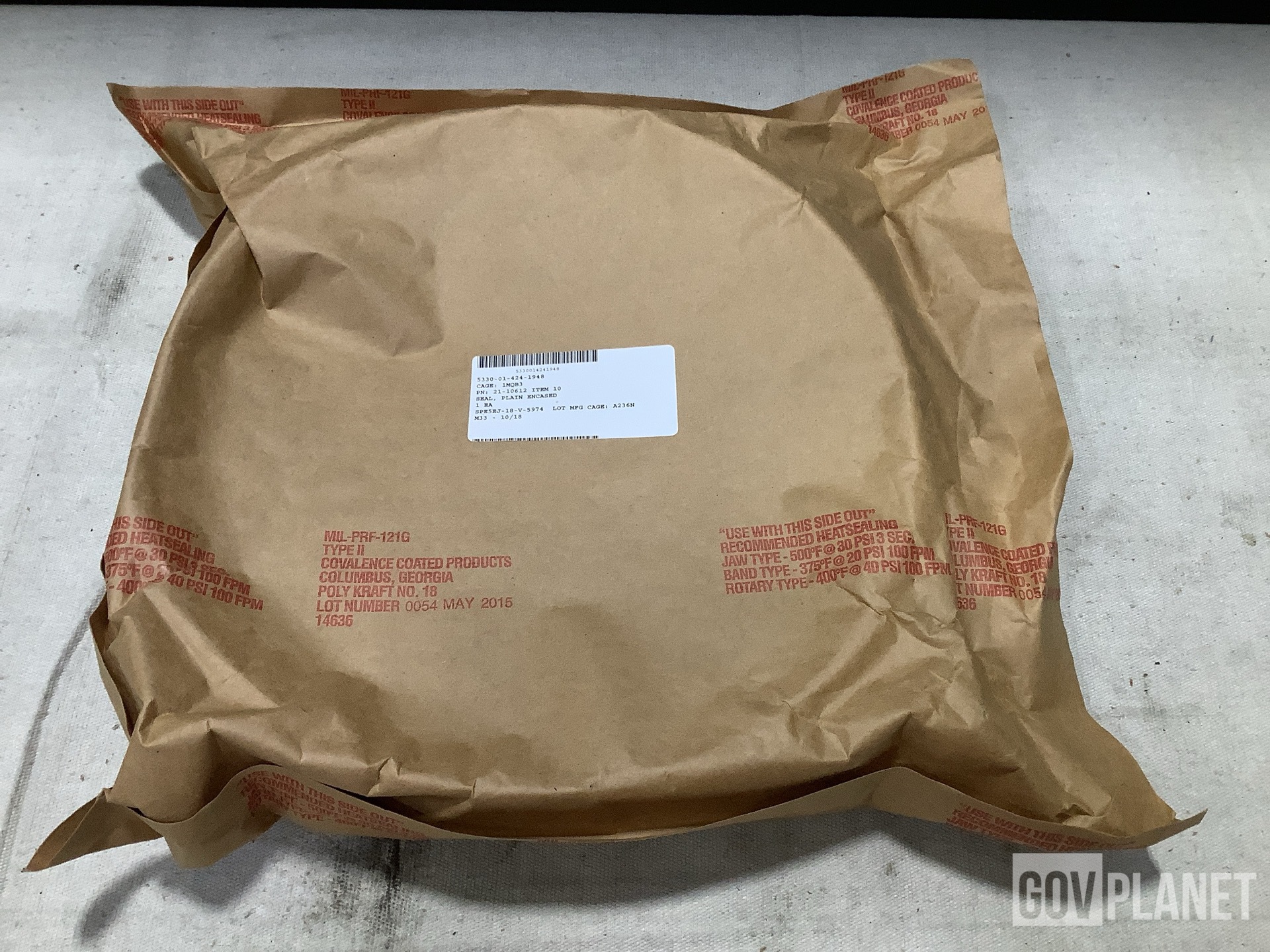 (15) SIT 21-10612 ITEM 10 Plain Encased Seals