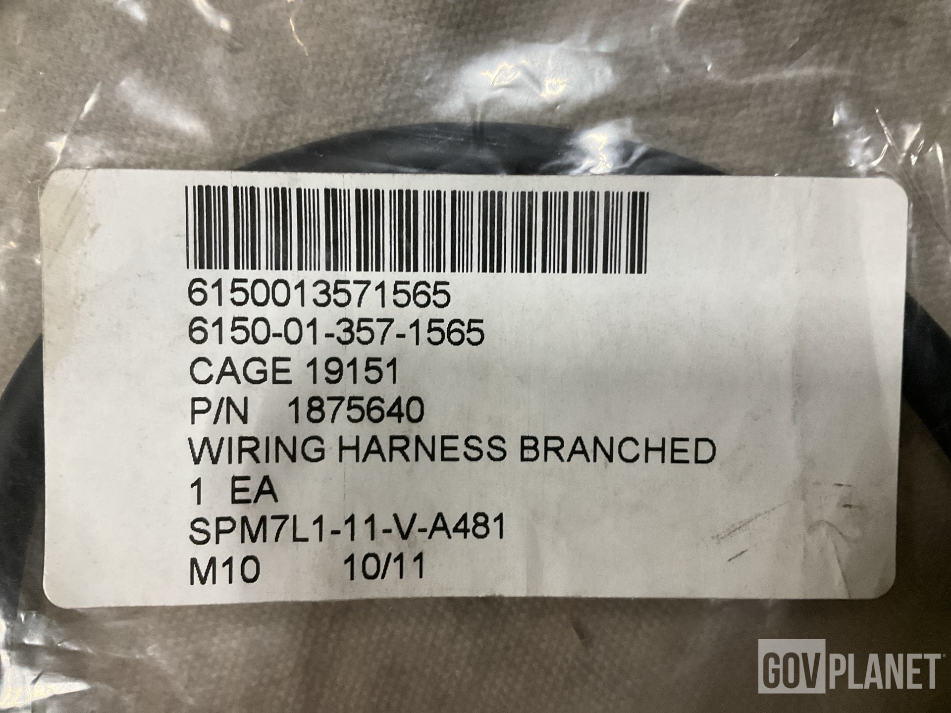 (77) Oshkosh 1875640 Branched Wiring Harnesses